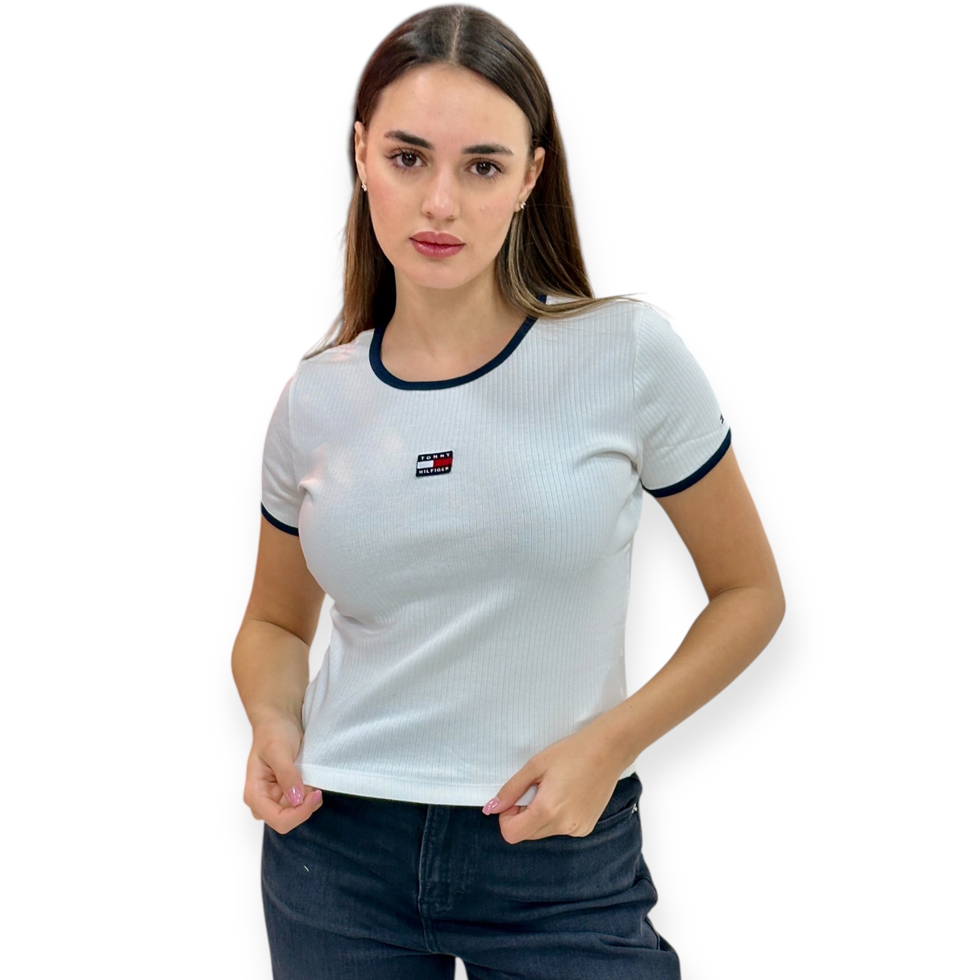 חולצה TOMMY HILFIGER RIB TEE
