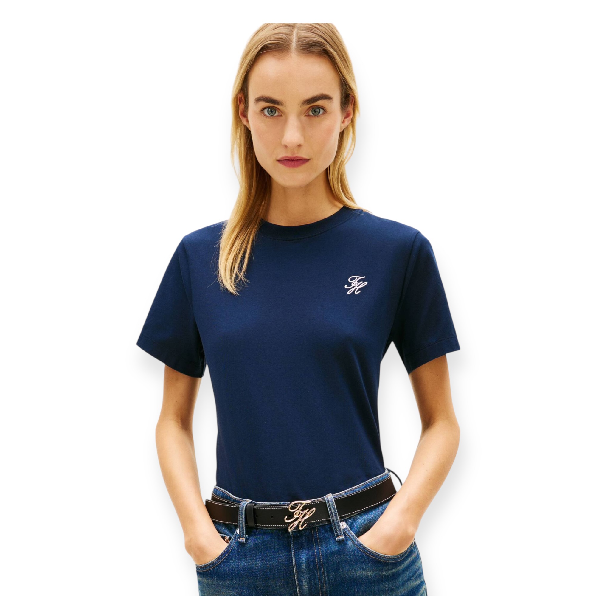 חולצה TOMMY HILFIGER SCRIPT REG TEE