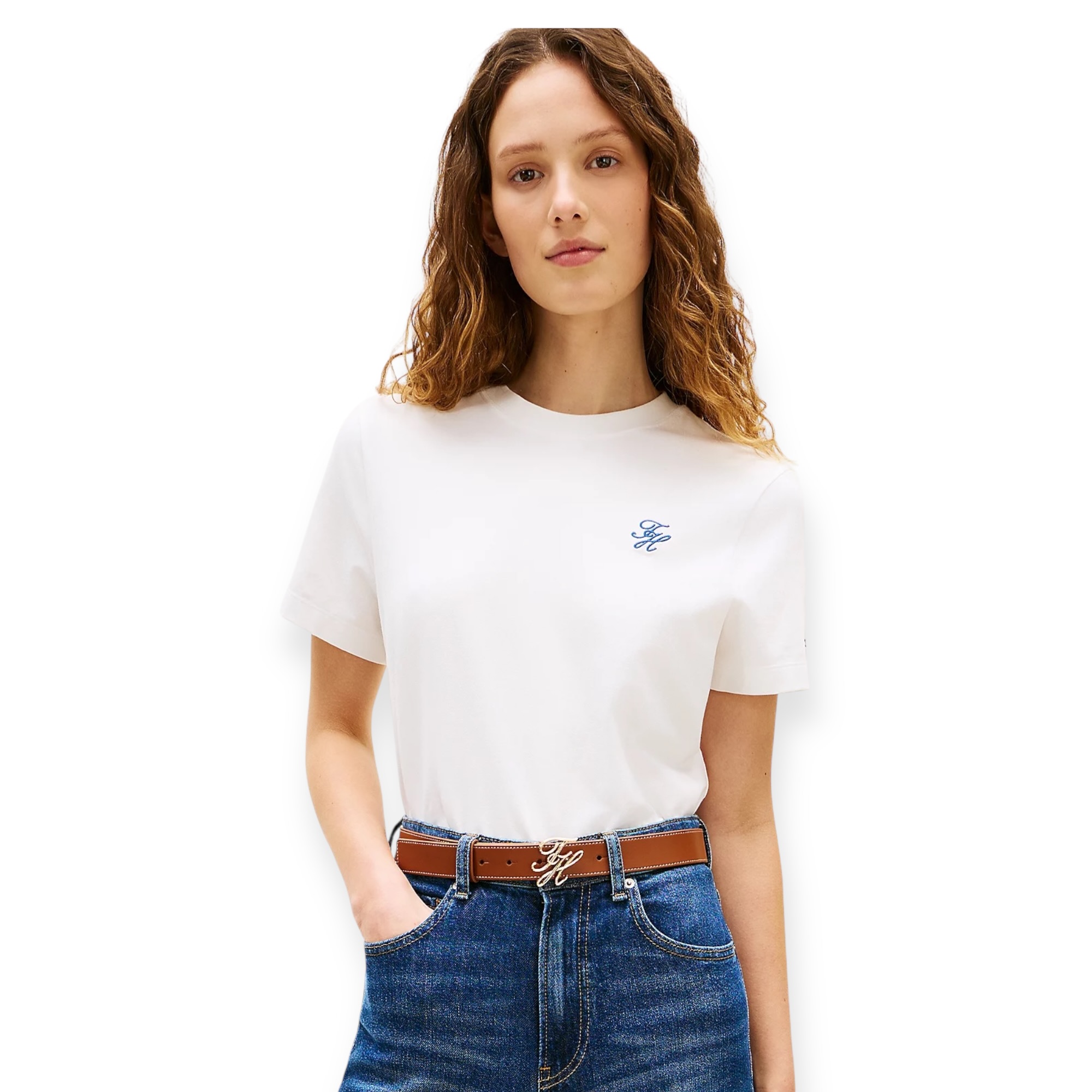 חולצה TOMMY HILFIGER SCRIPT REG TEE