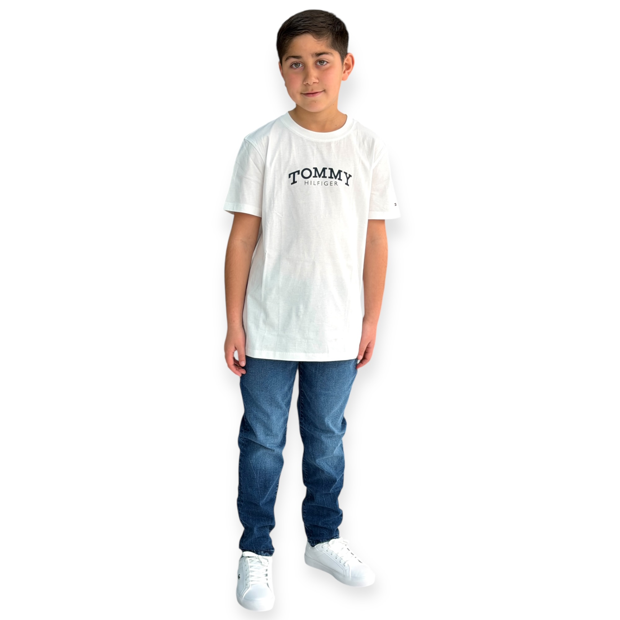 גינס 2-7 TOMMY HILFIGER STRAIGHT JEANS