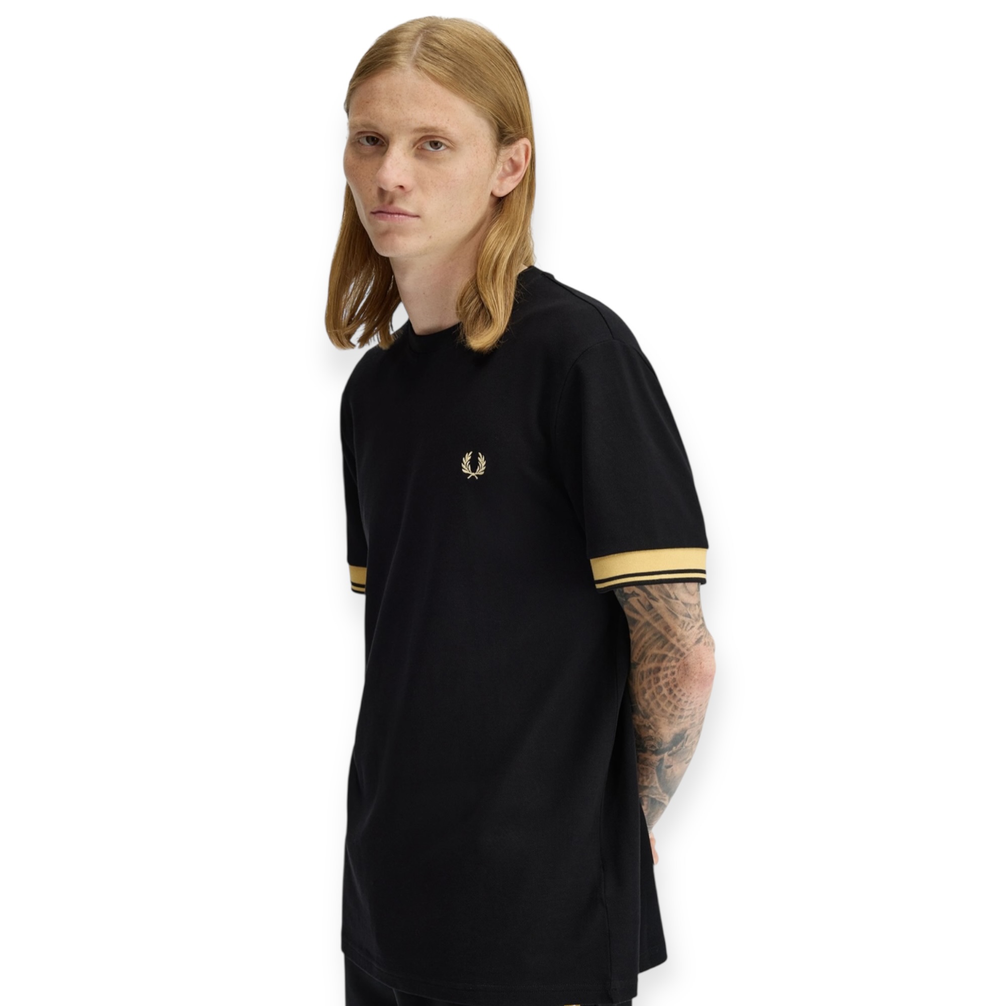 חולצה FRED PERRY TIPPED CUFF SHIRT