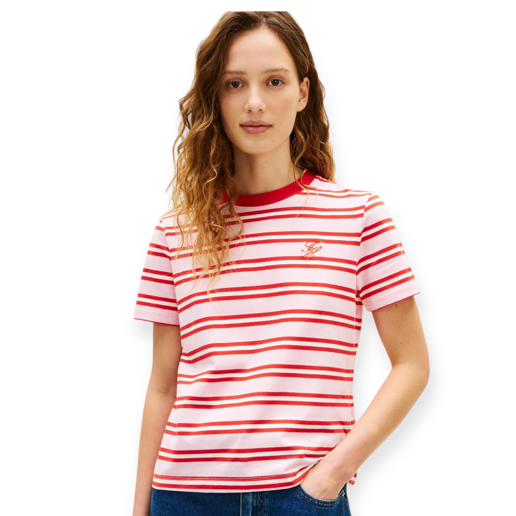 חולצה TOMMY HILFIGER SCRIPT REG TEE