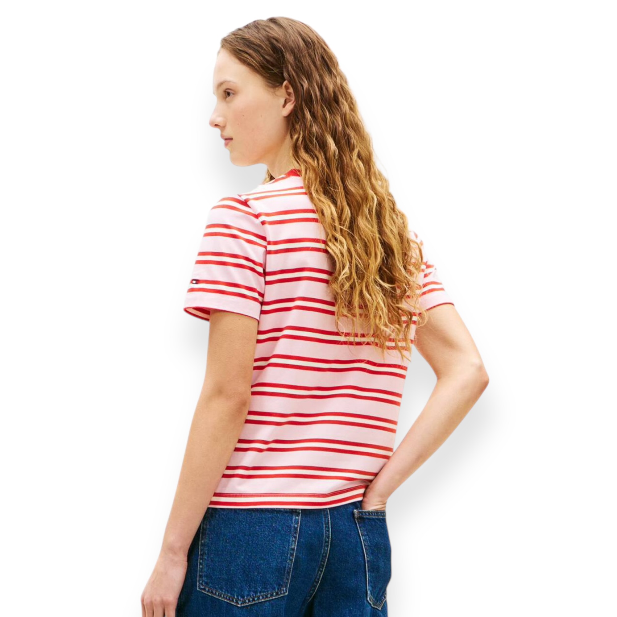 חולצה TOMMY HILFIGER SCRIPT REG TEE