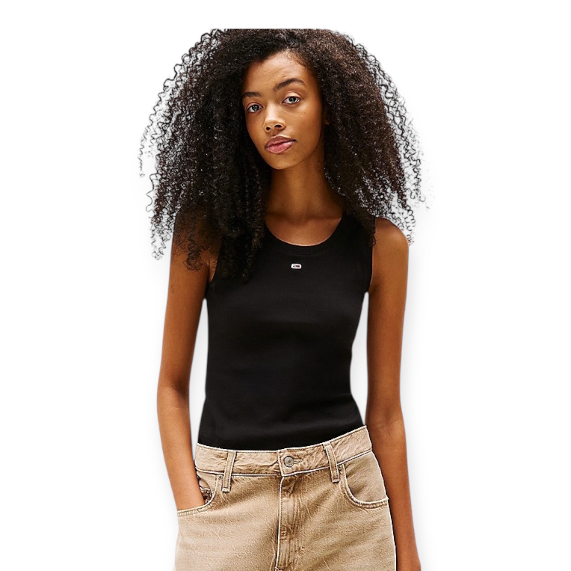 חולצה TOMMY HILFIGER SLIM TANK RIB