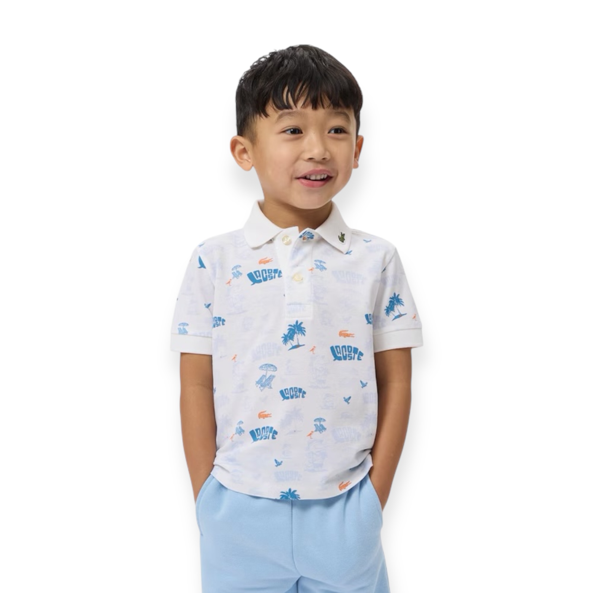 חולצה ילדים LACOSTE 2-6 BORD COTES