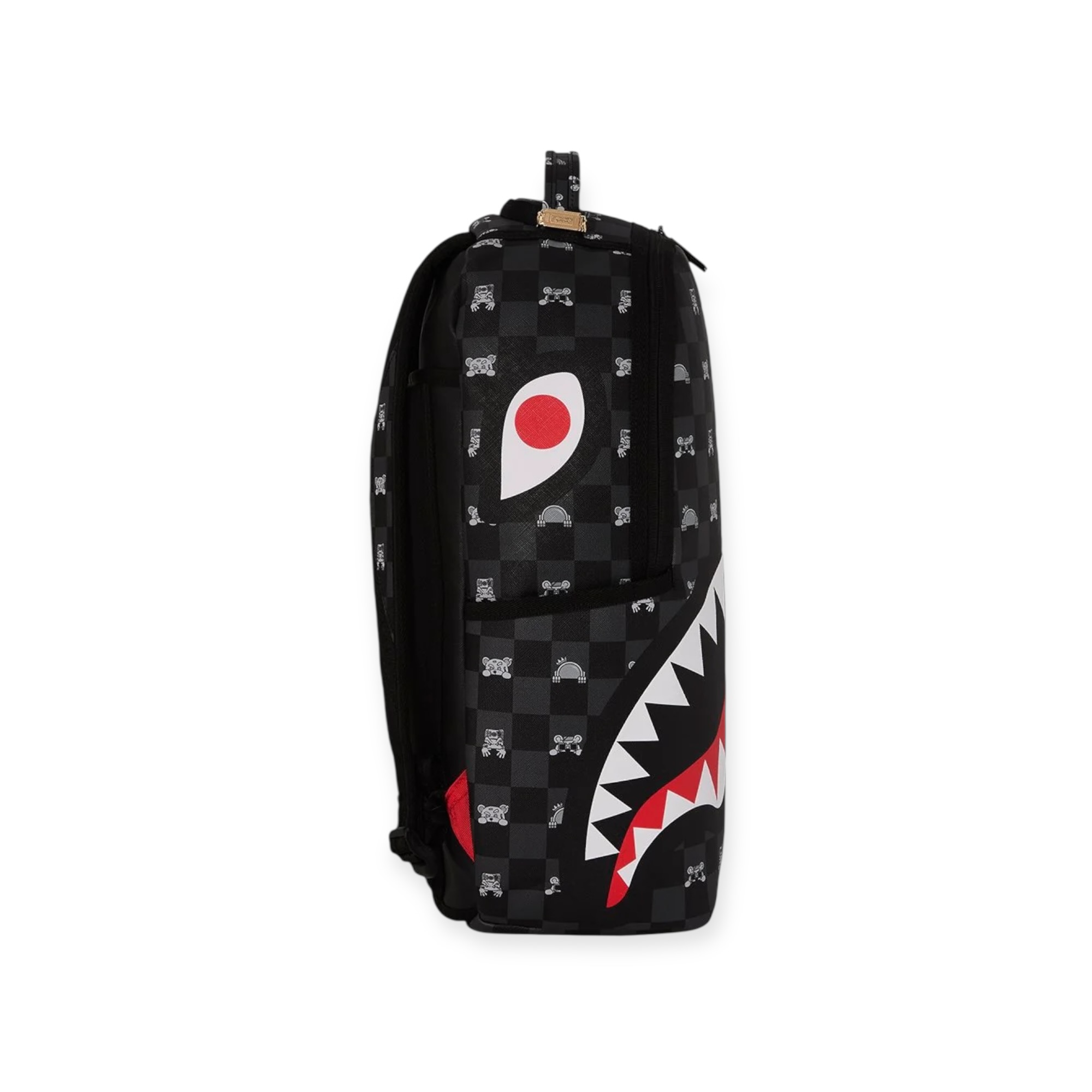 תיק SPRAYGROUND GRAY PEEKING CHARACTER CHECK DLXSV BACKPACK