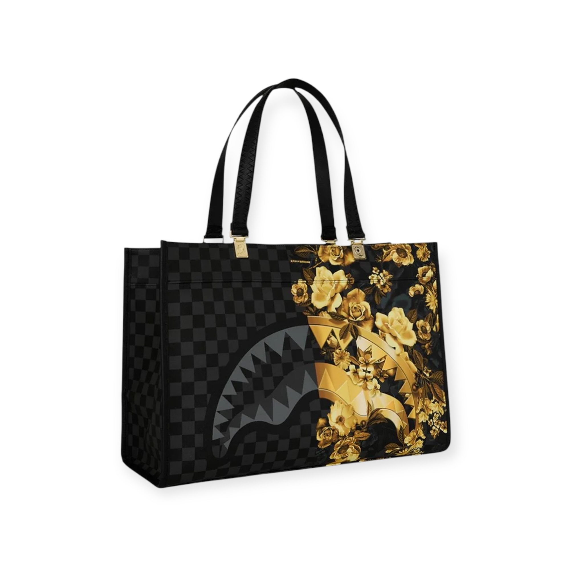 תיק SPRAYGROND GOLD FLORAL REMIX TORTUGA TOTE תיק SPRAYGROND GOLD FLORAL REMIX TORTUGA TOTE