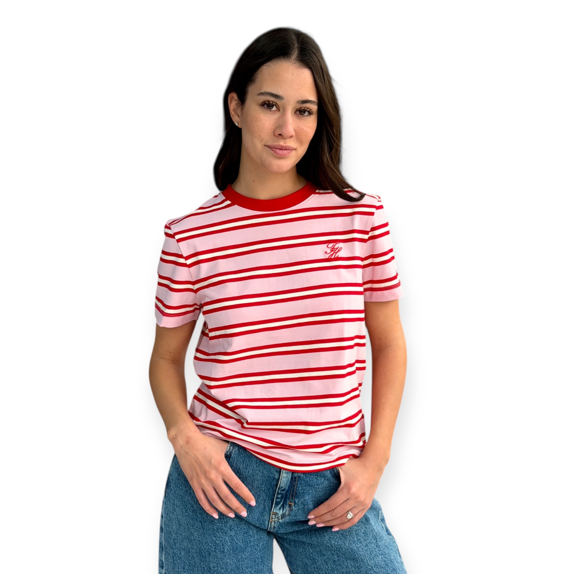 חולצה TOMMY HILFIGER SCRIPT REG TEE חולצה TOMMY HILFIGER SCRIPT REG TEE