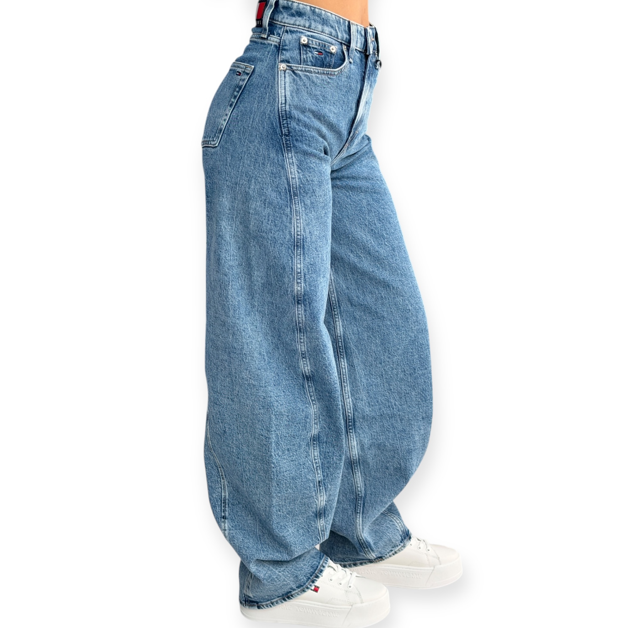 גינס TOMMY HILFIGER ELLA MID BARREL גינס TOMMY HILFIGER ELLA MID BARREL