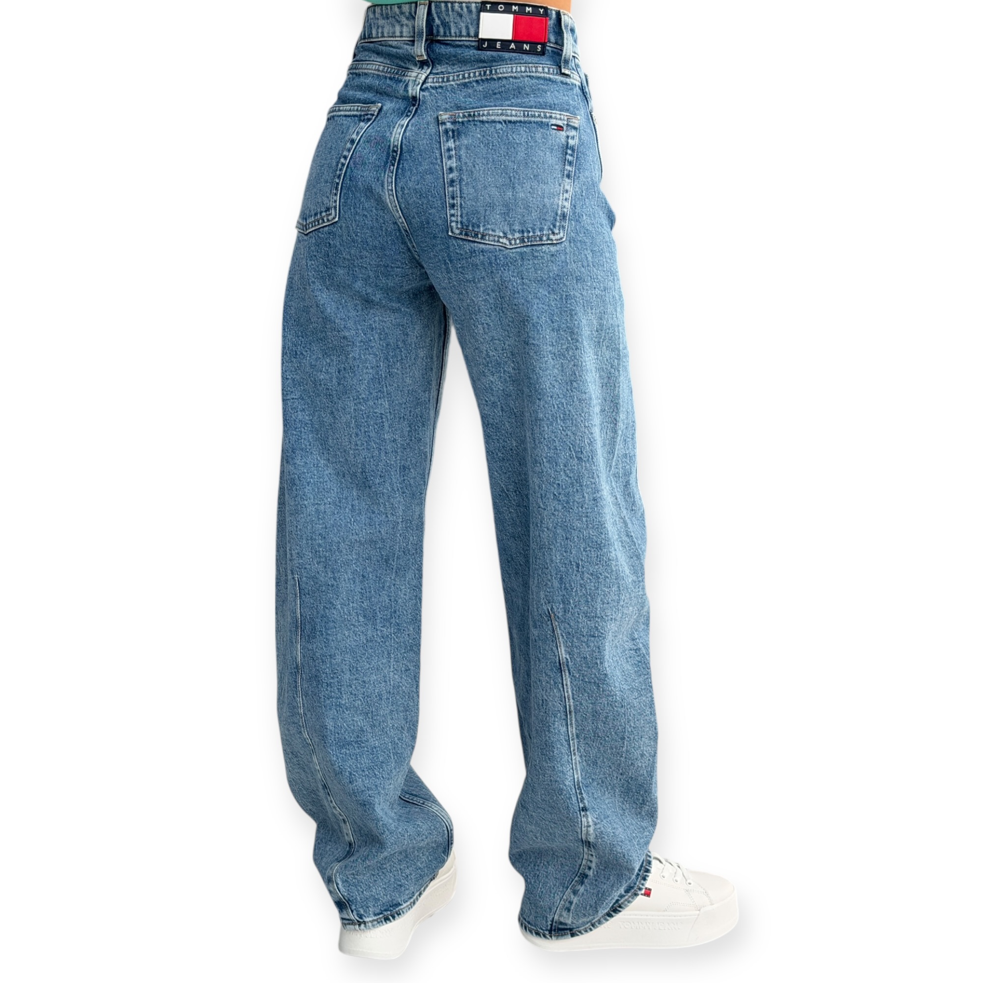 גינס TOMMY HILFIGER ELLA MID BARREL גינס TOMMY HILFIGER ELLA MID BARREL