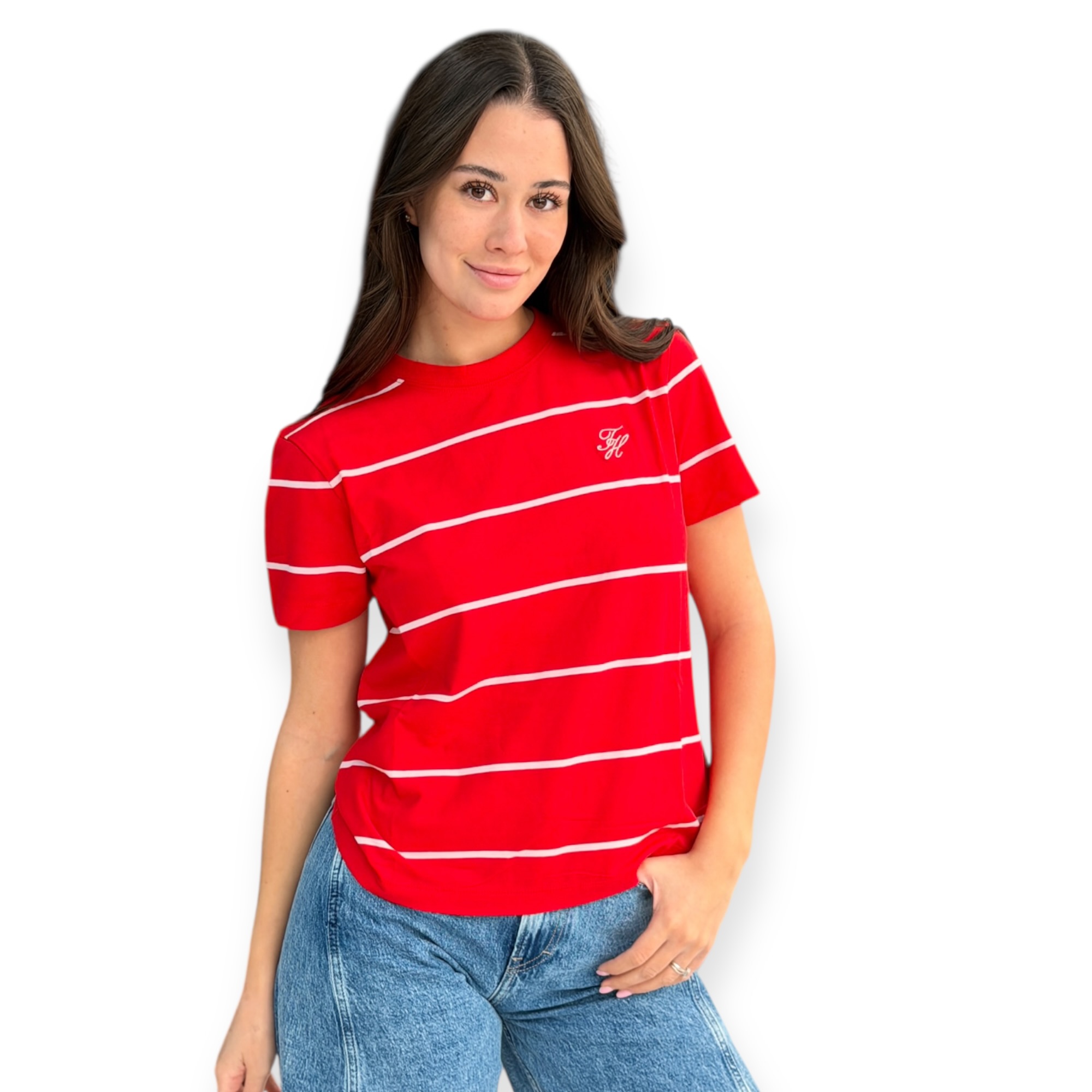 חולצה TOMMY HILFIGER SCRIPT REG TEE חולצה TOMMY HILFIGER SCRIPT REG TEE