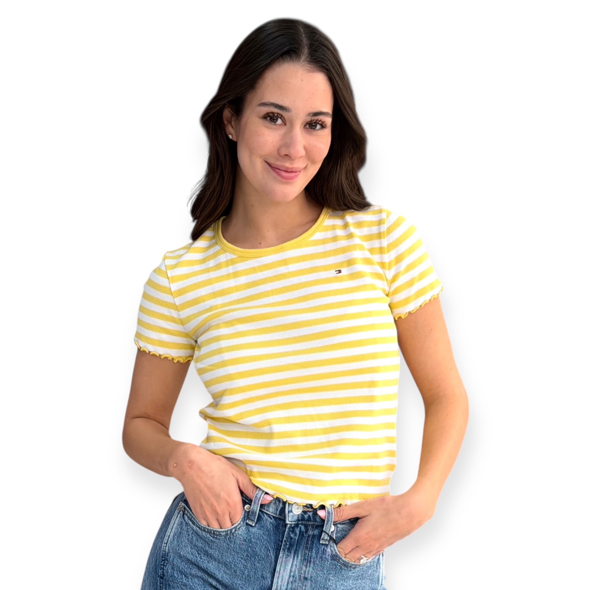 חולצה TOMMY HILFIGER RIB TEE חולצה TOMMY HILFIGER RIB TEE