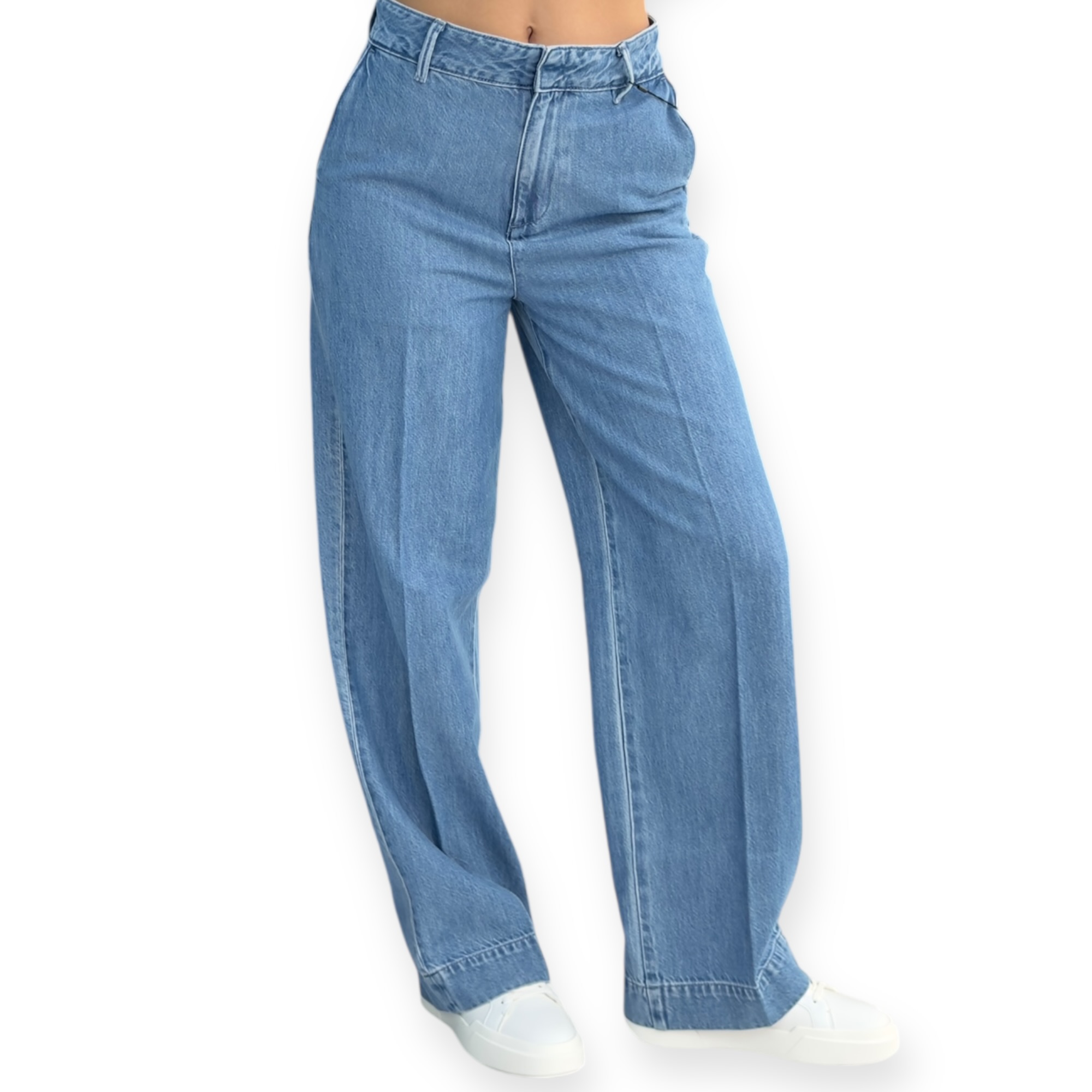 גינס  CLVIN KLEIN SIGNATURE ULTRA HIGH TROUSER JEANS