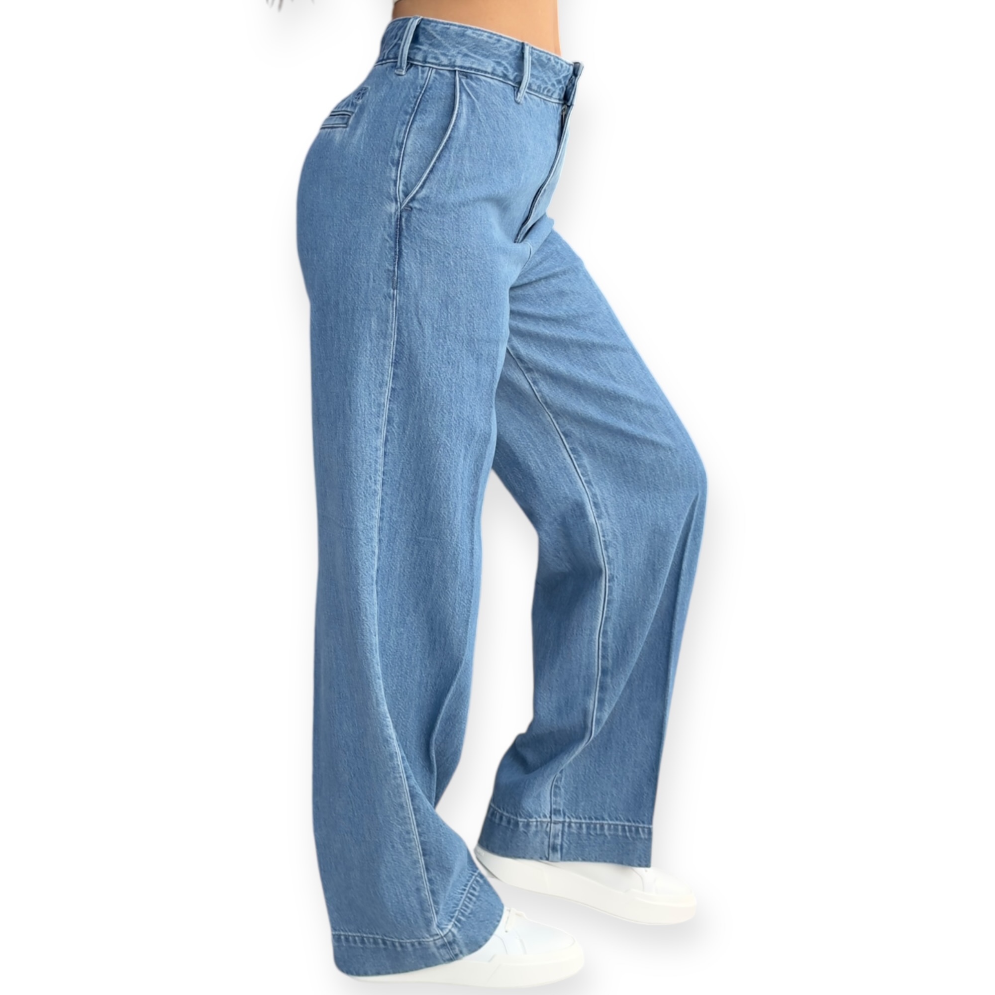 גינס  CLVIN KLEIN SIGNATURE ULTRA HIGH TROUSER JEANS