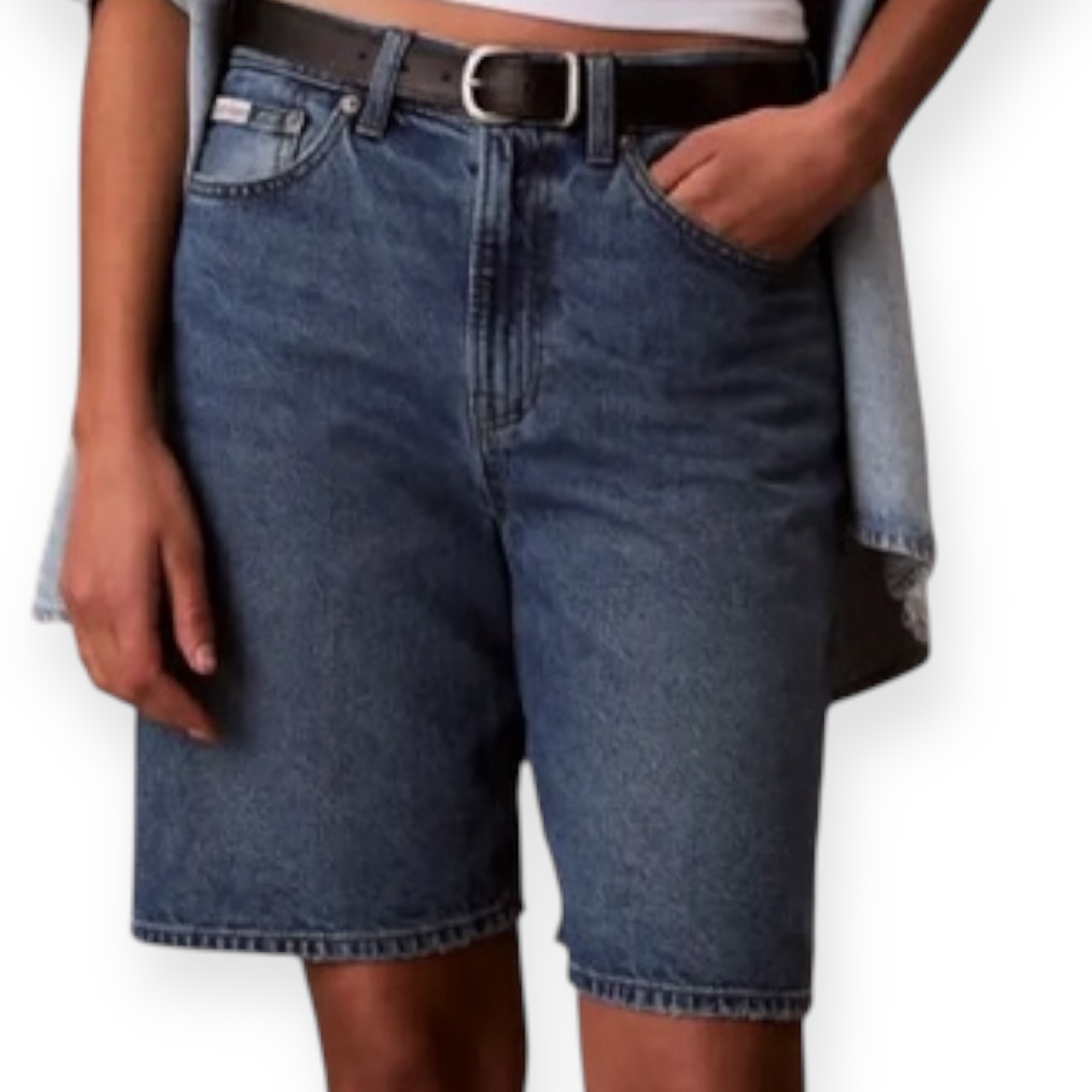 גינס CALVIN KLEIN BERMIDA SHORT JEANS גינס CALVIN KLEIN BERMIDA SHORT JEANS