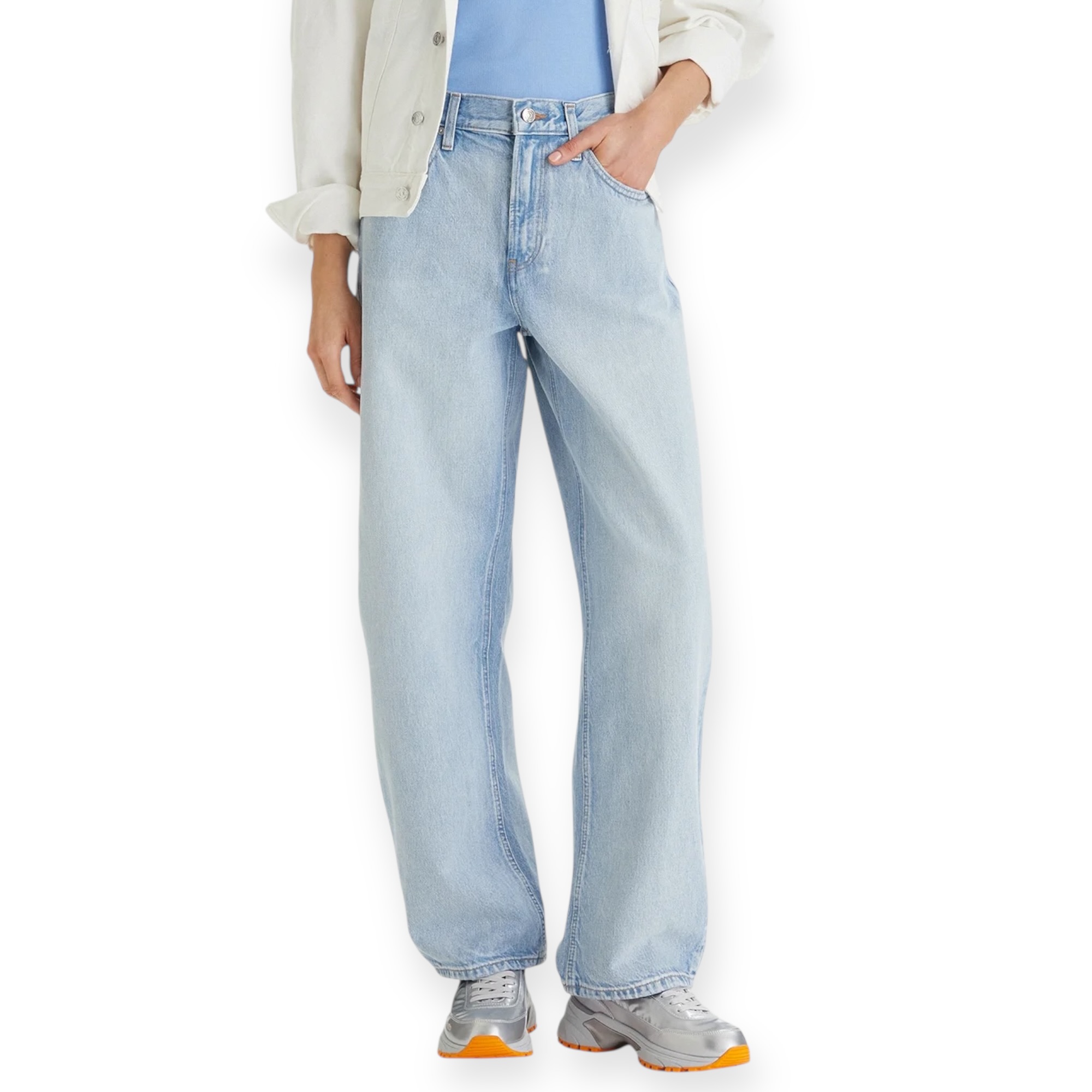 גינס CALVIN KLEIN BARREL JEANS