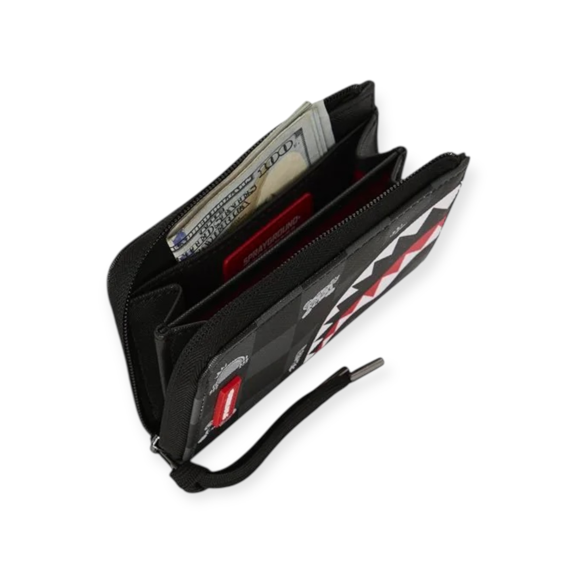 ארנק SPRAYGROUND GRAY PEEKING CHARACTER CHECK WALLET