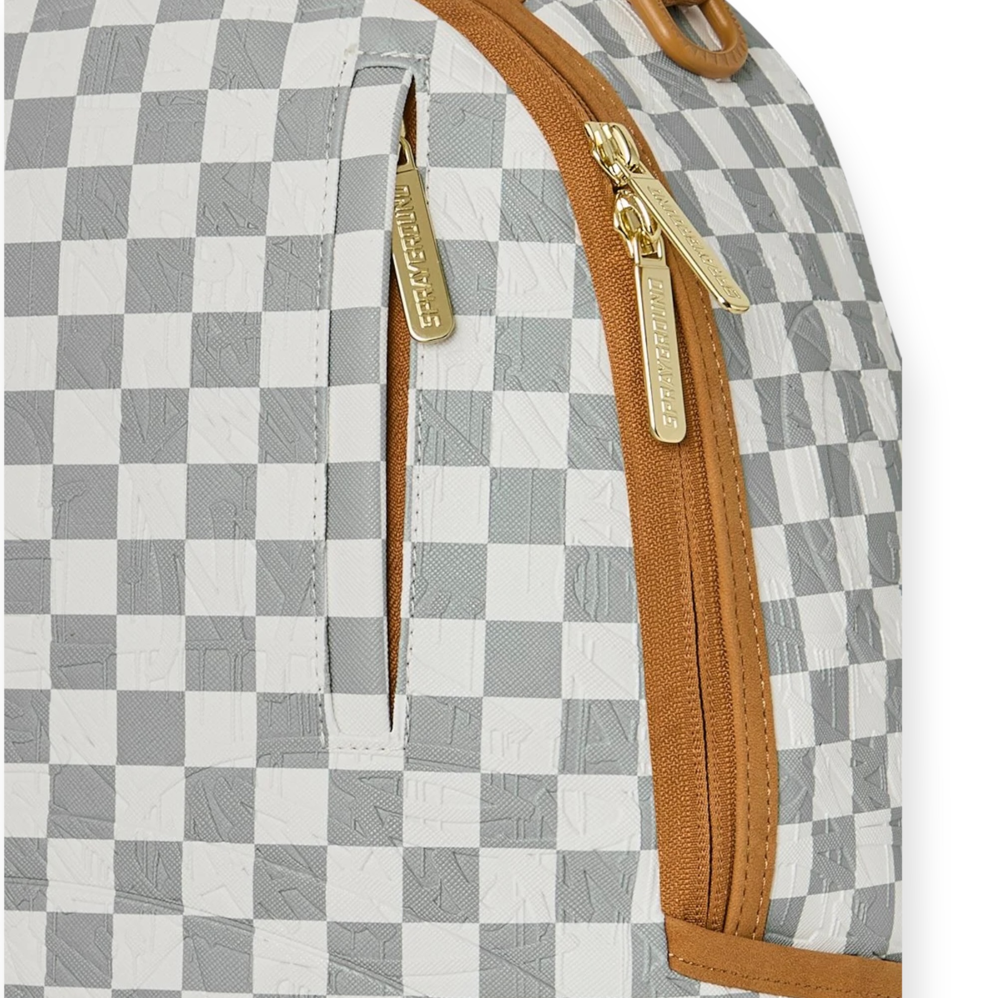 תיק SPRAYGROUND GRAFF EMBOSSED CREAM CHECK DLXSV BACKPACK