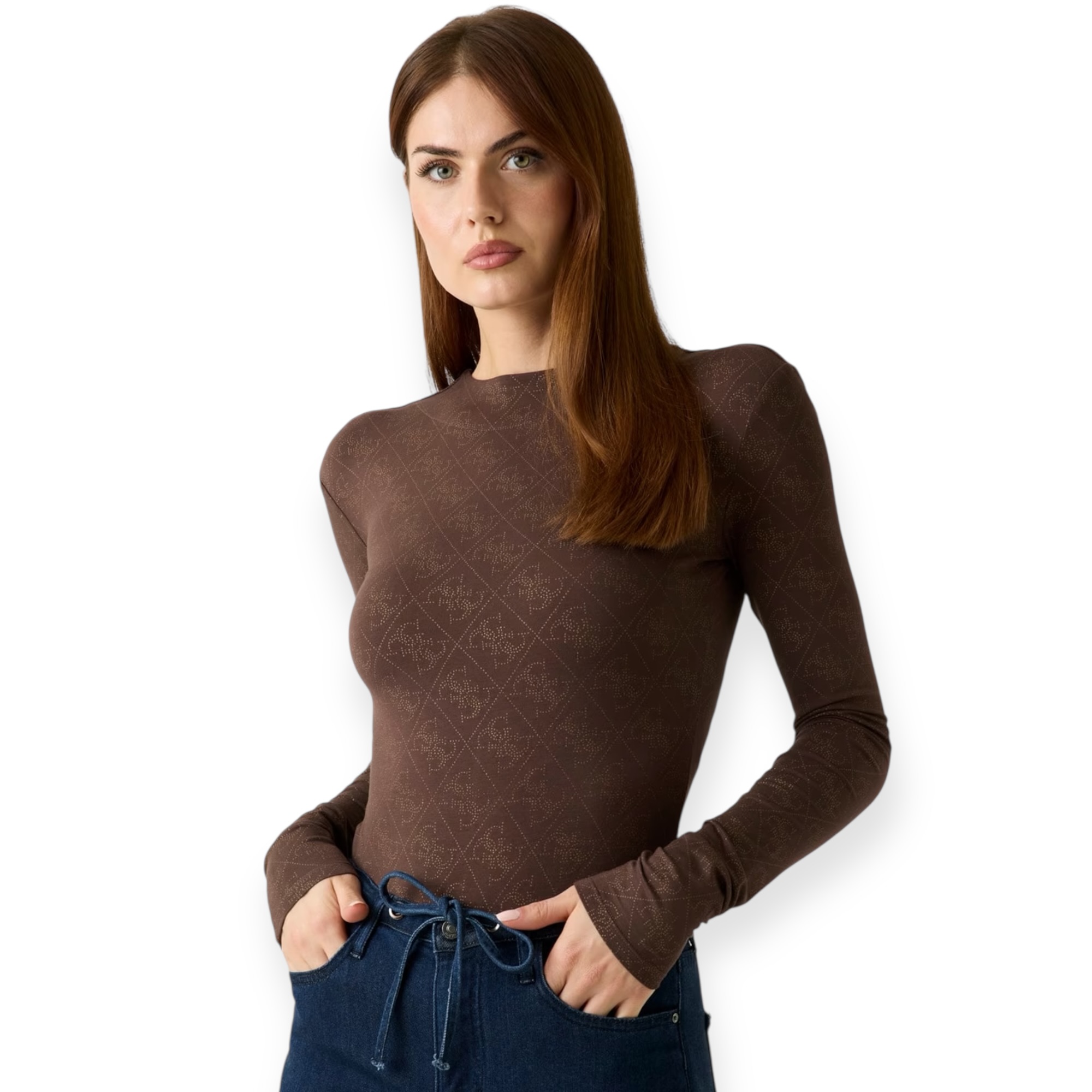 בגד גוף GUESS TEODORA LS BODYSUIT