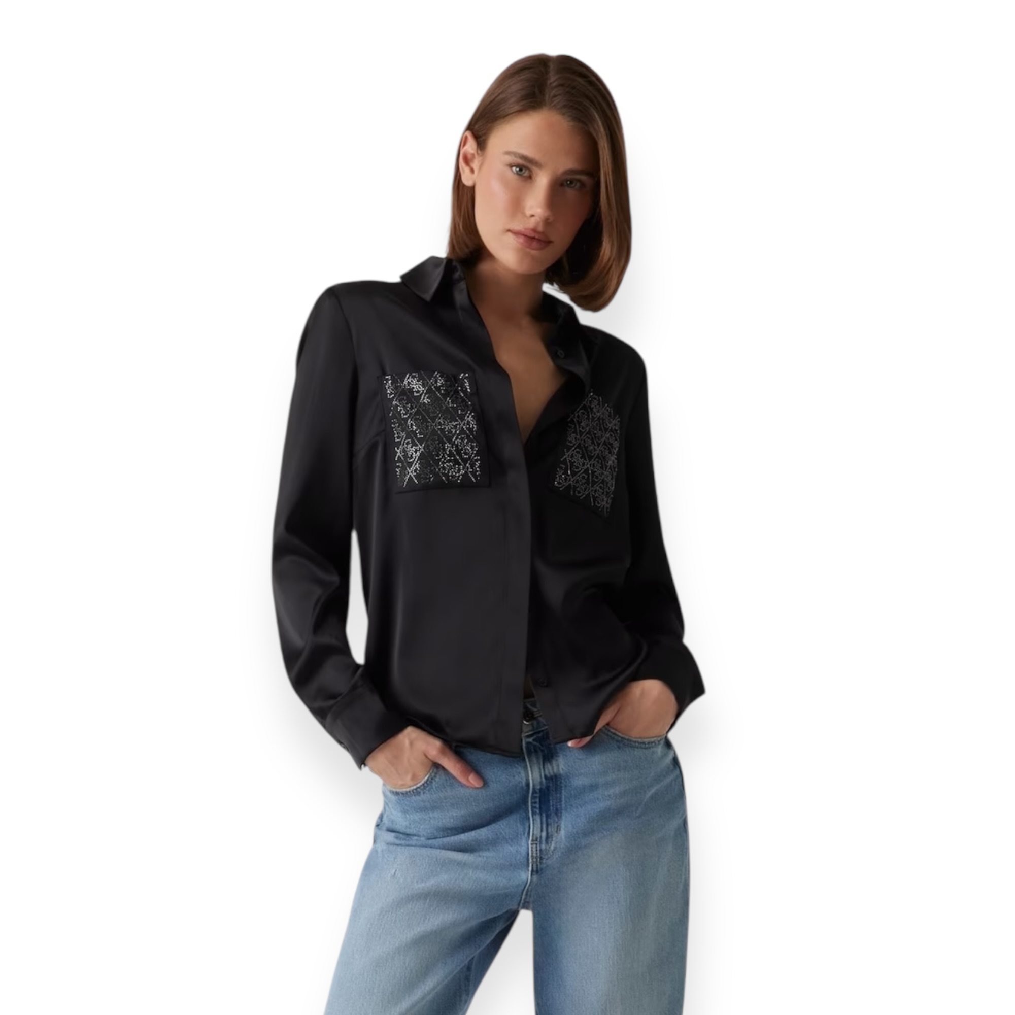 חולצה GUESS  POCKETS SHIRT