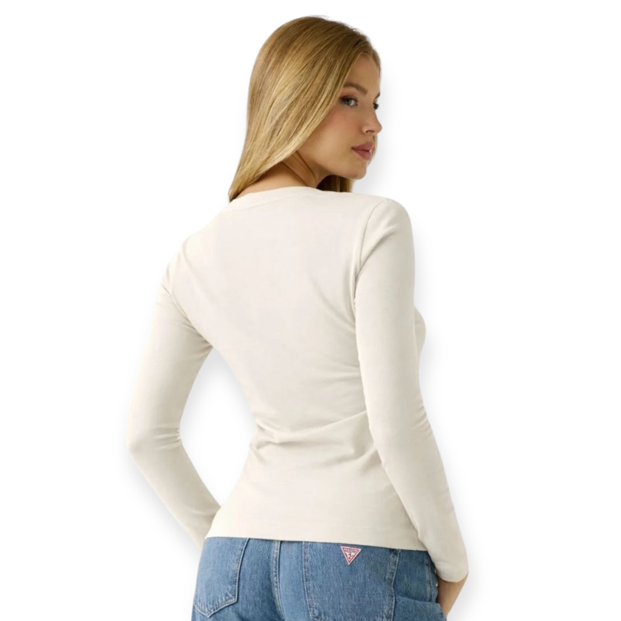 חולצה GUESS TRIANGLE LS TEE