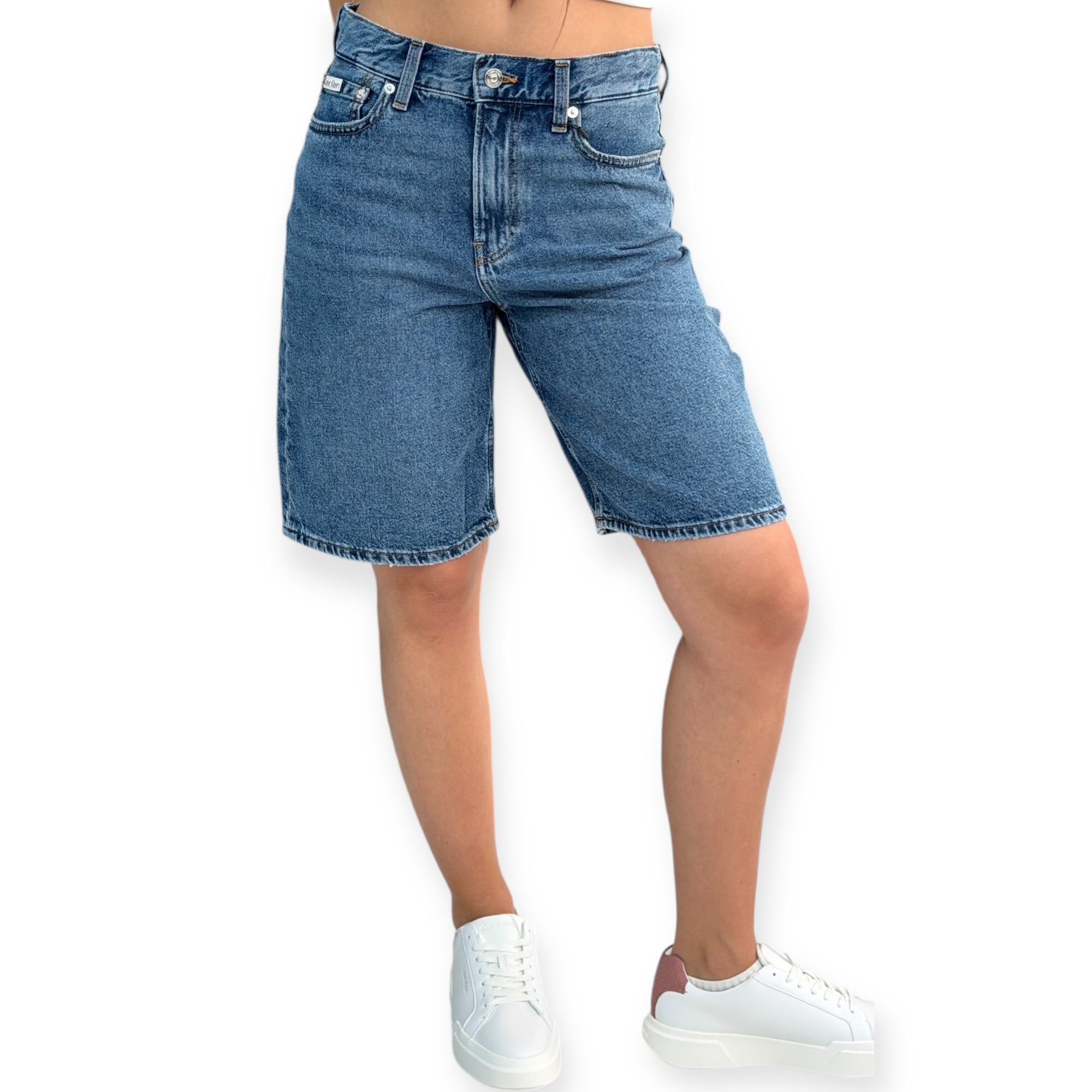 גינס CALVIN KLEIN BERMIDA SHORT JEANS