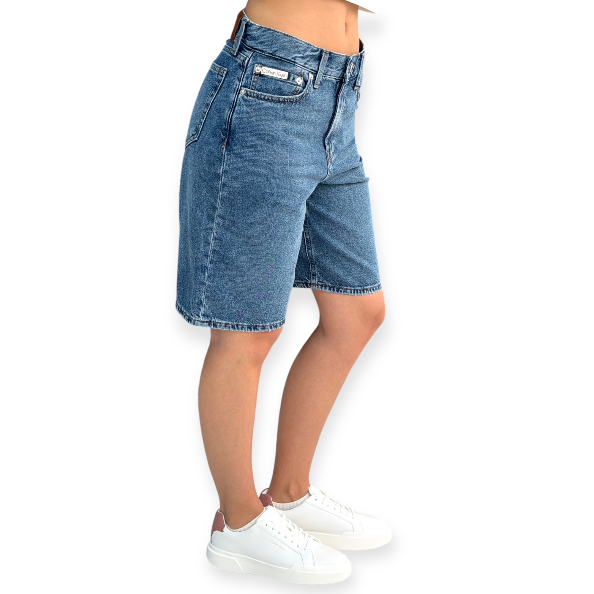 גינס CALVIN KLEIN BERMIDA SHORT JEANS