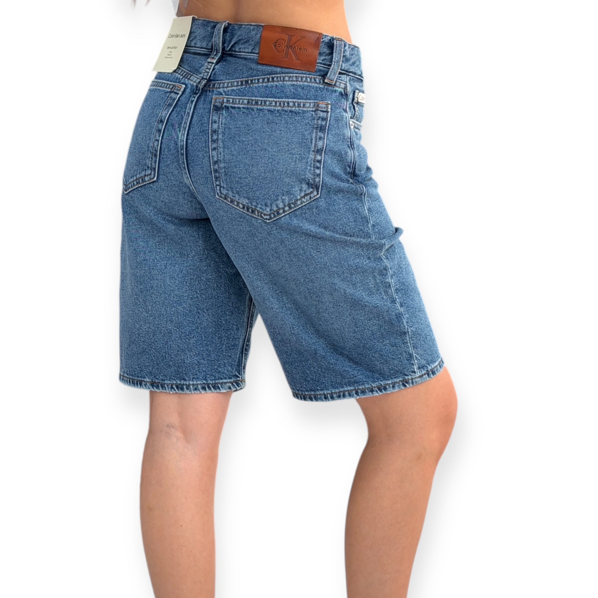 גינס CALVIN KLEIN BERMIDA SHORT JEANS