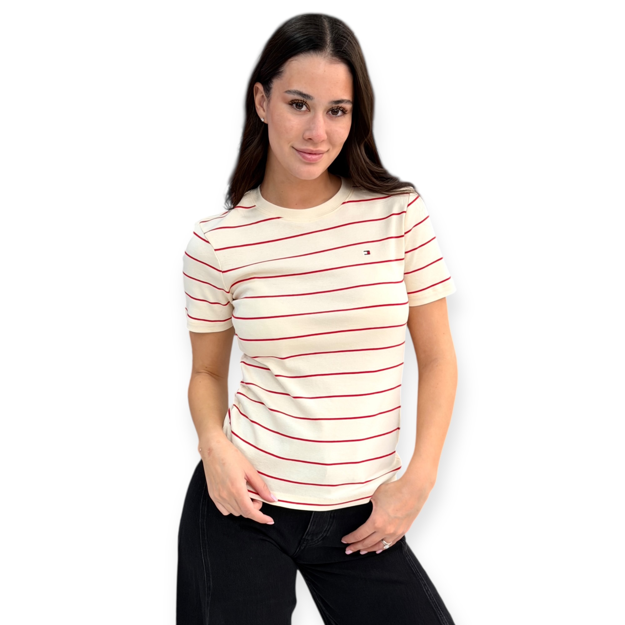 חולצה TOMMY HILFIGER SLIM CODY CNK TEE