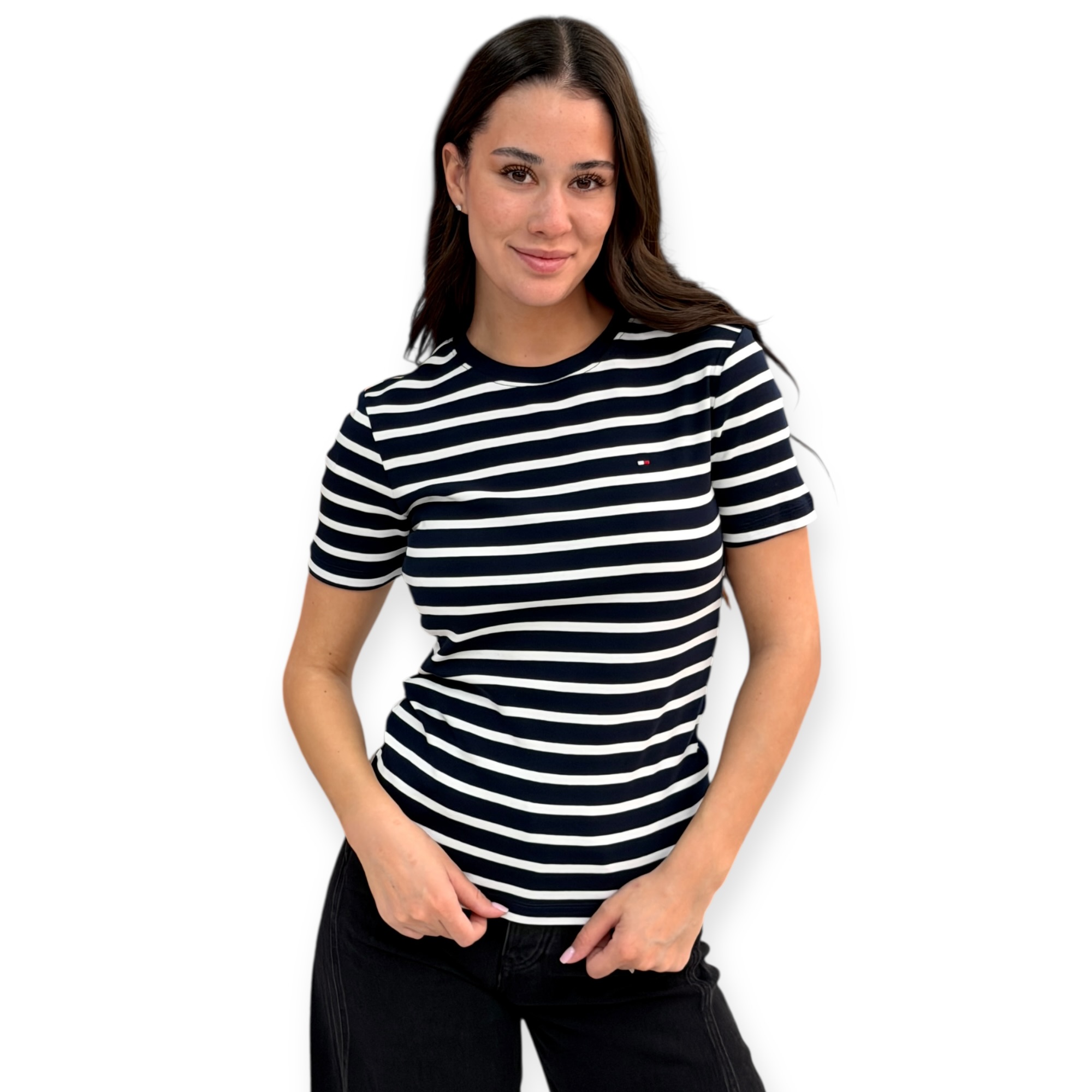 חולצה TOMMY HILFIGER SLIM CODY CNK TEE