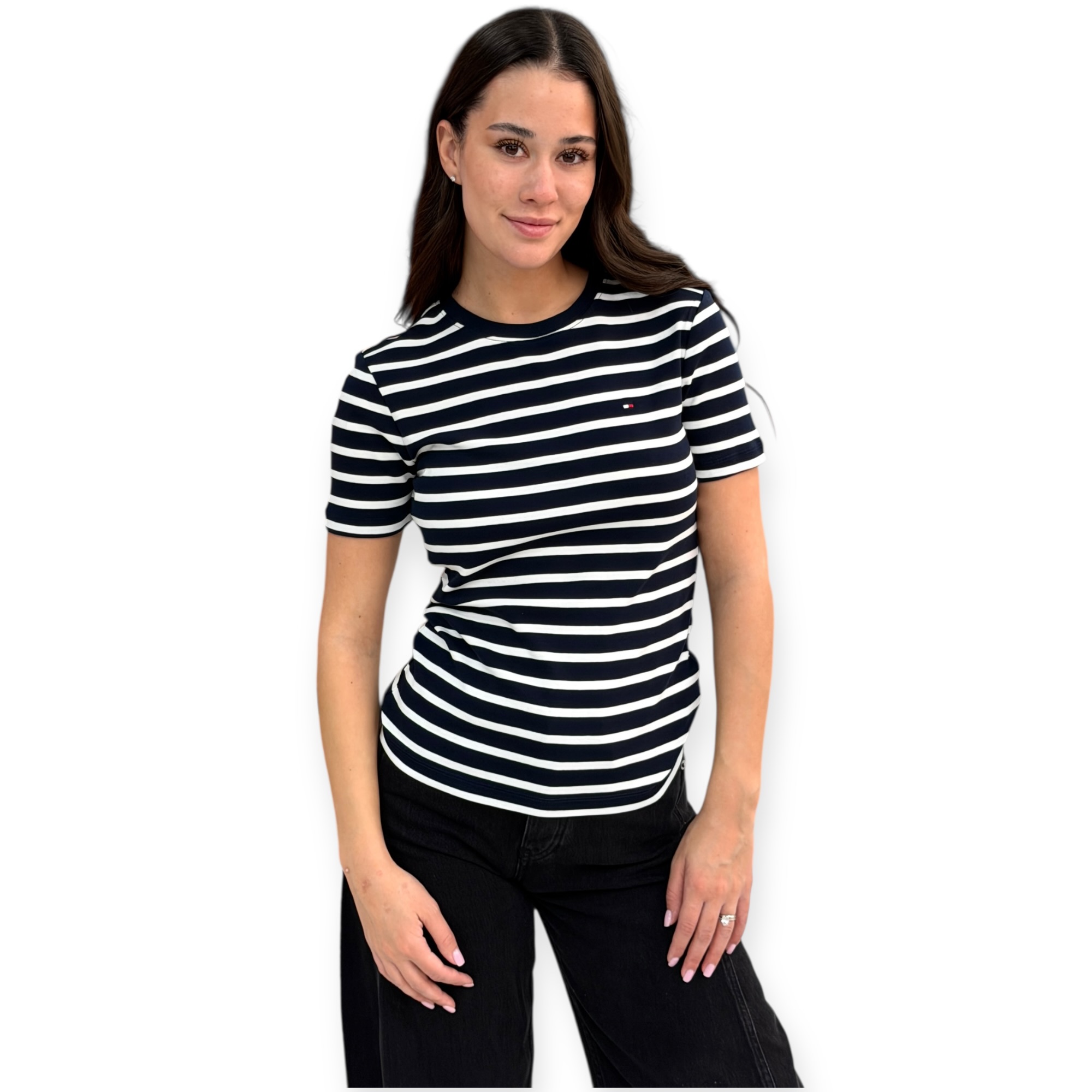 חולצה TOMMY HILFIGER SLIM CODY CNK TEE