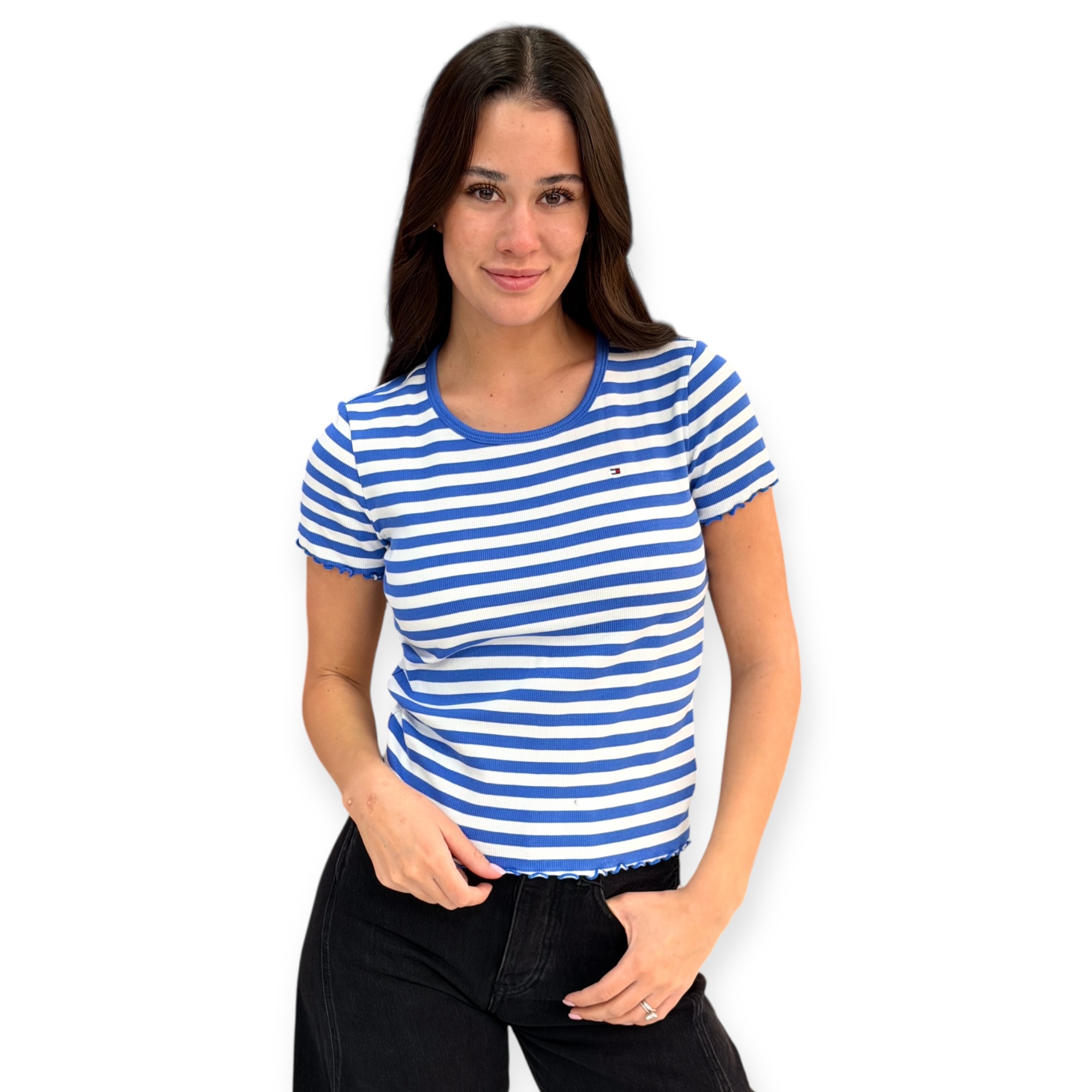 חולצה TOMMY HILFIGER RIB TEE