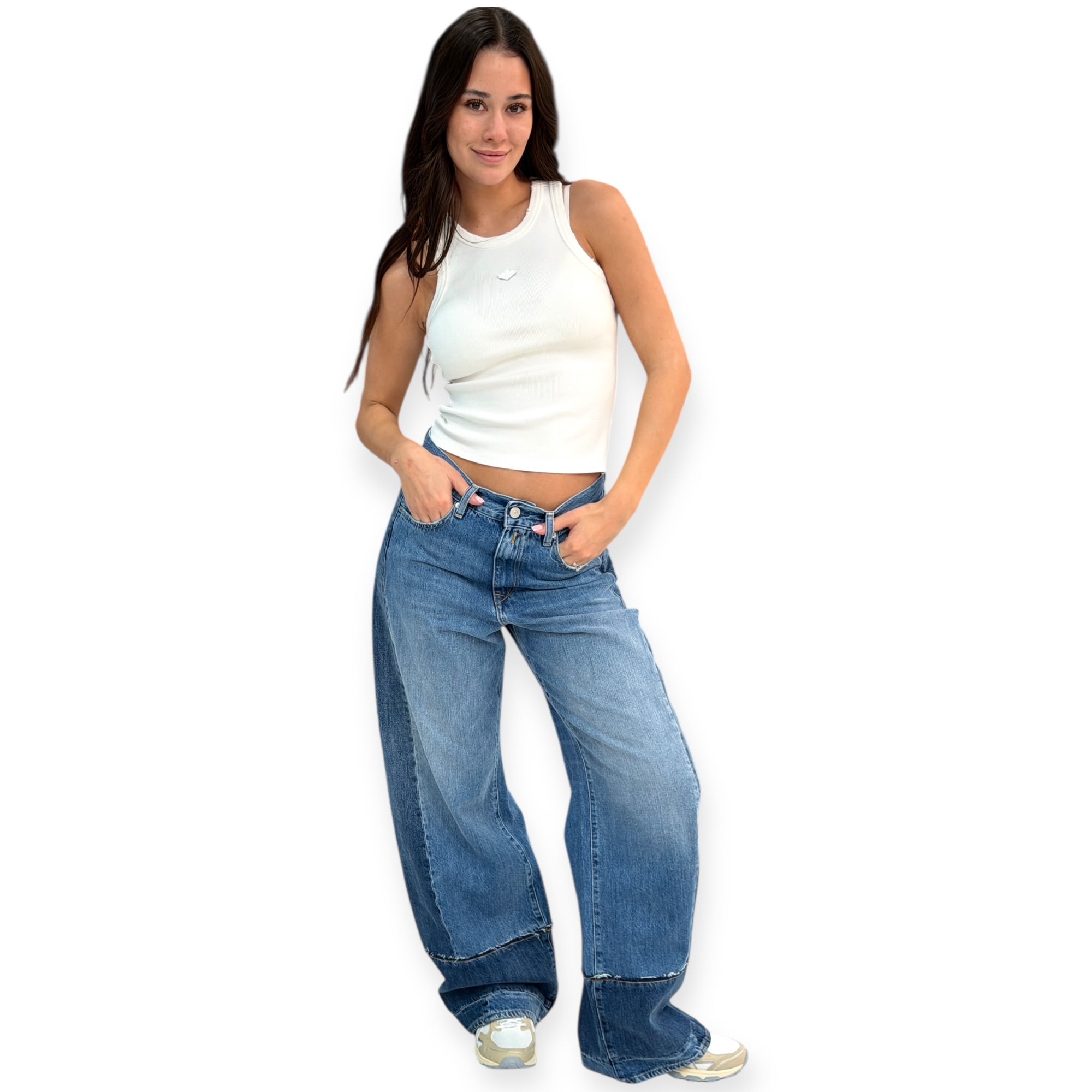 חולצה נשים REPLAY RIB TANK TOP