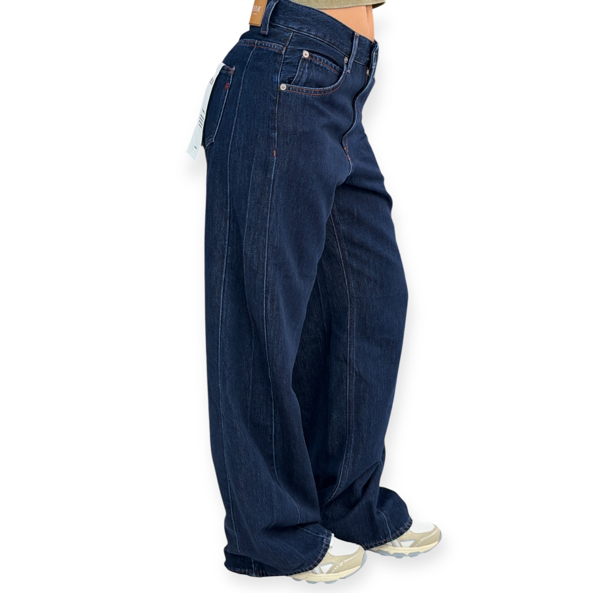 גינס REPLAY NARJA LOW RISE BAGGY JEANS