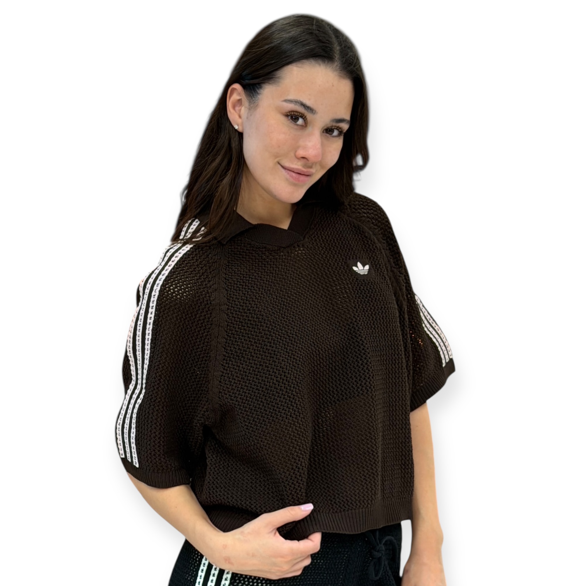 חולצה ADIDAS CROCHET POLO