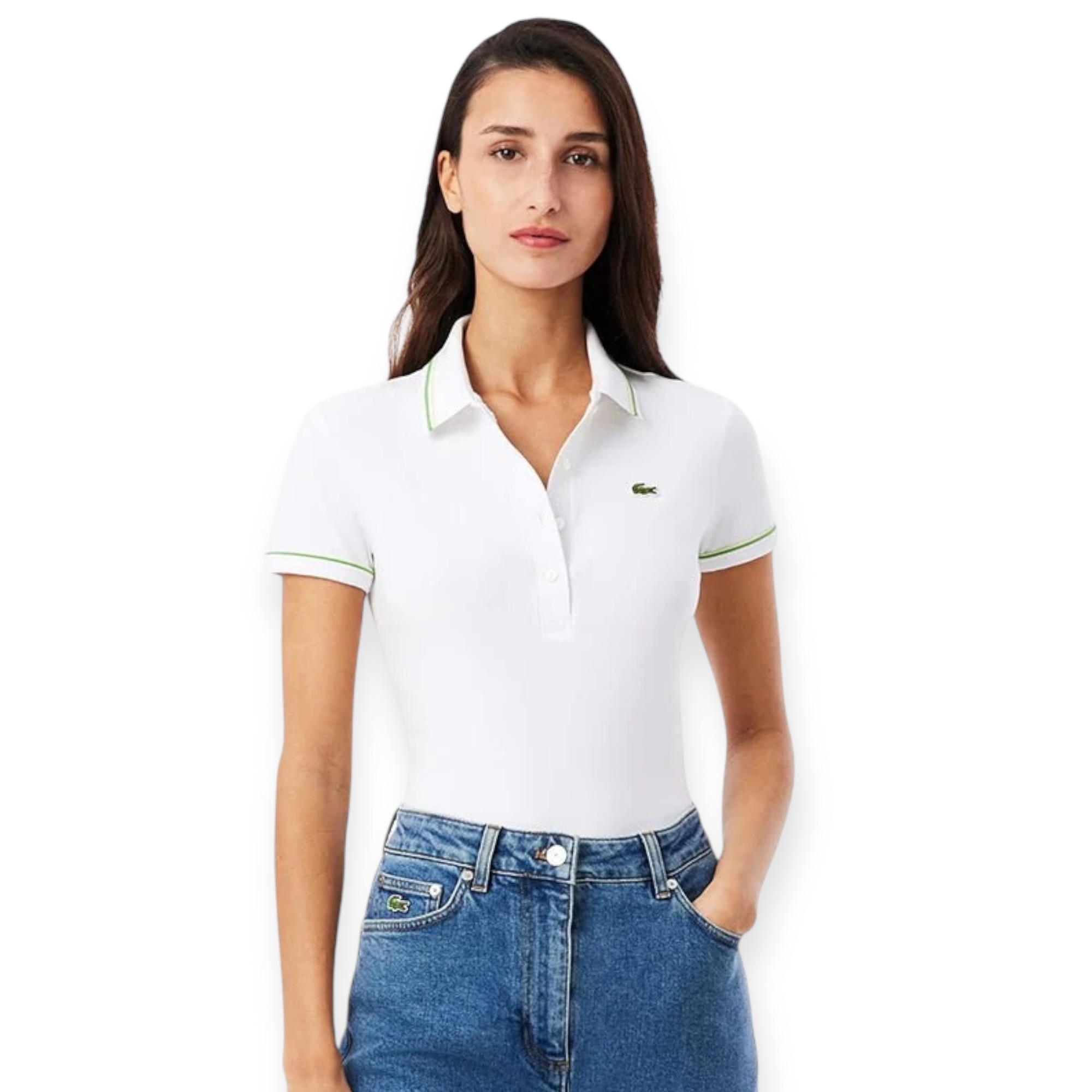 חולצה נשים LACOSTE BORD COTES (העתק)