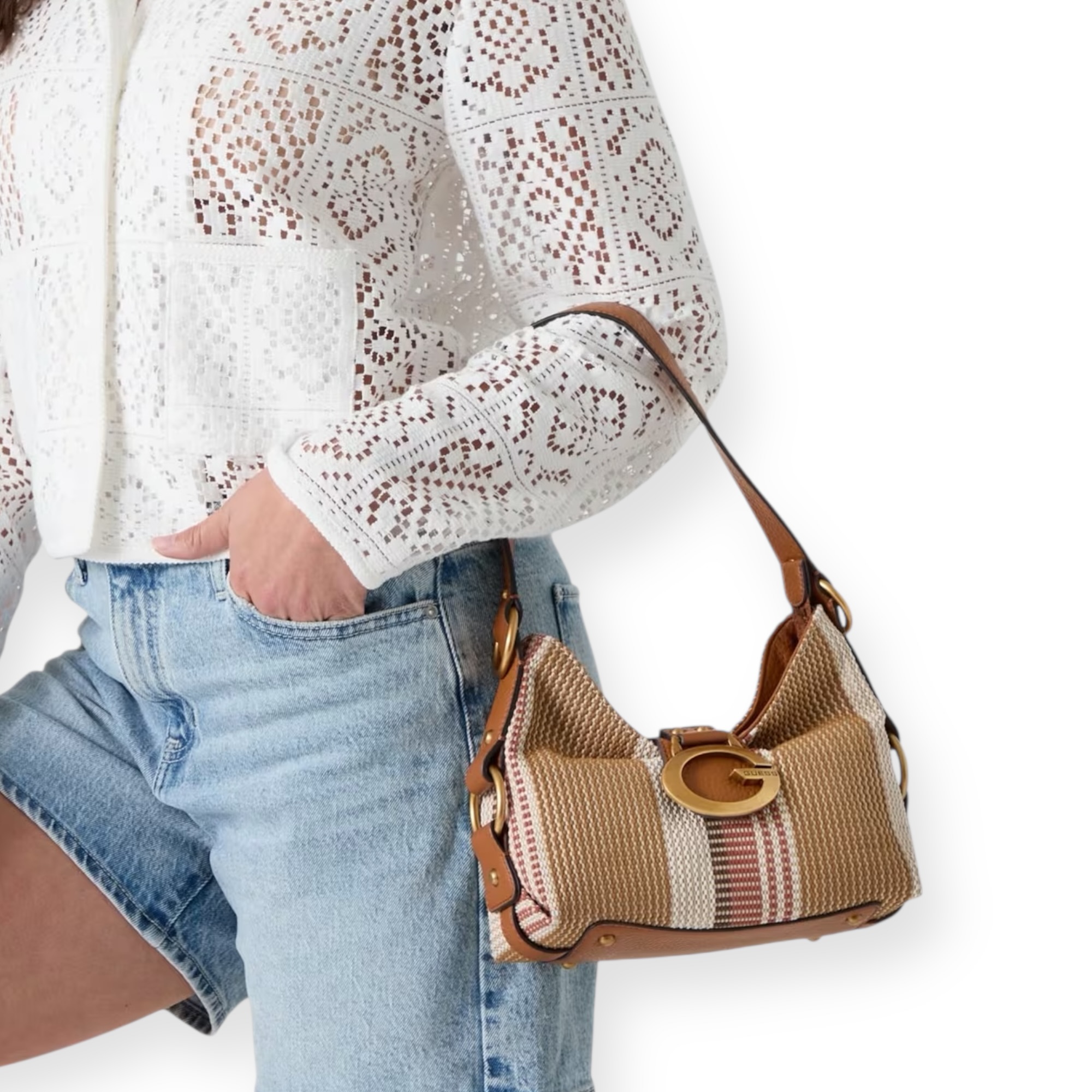 תיק GUESS CAMDEN MINI SHOULDER BAG