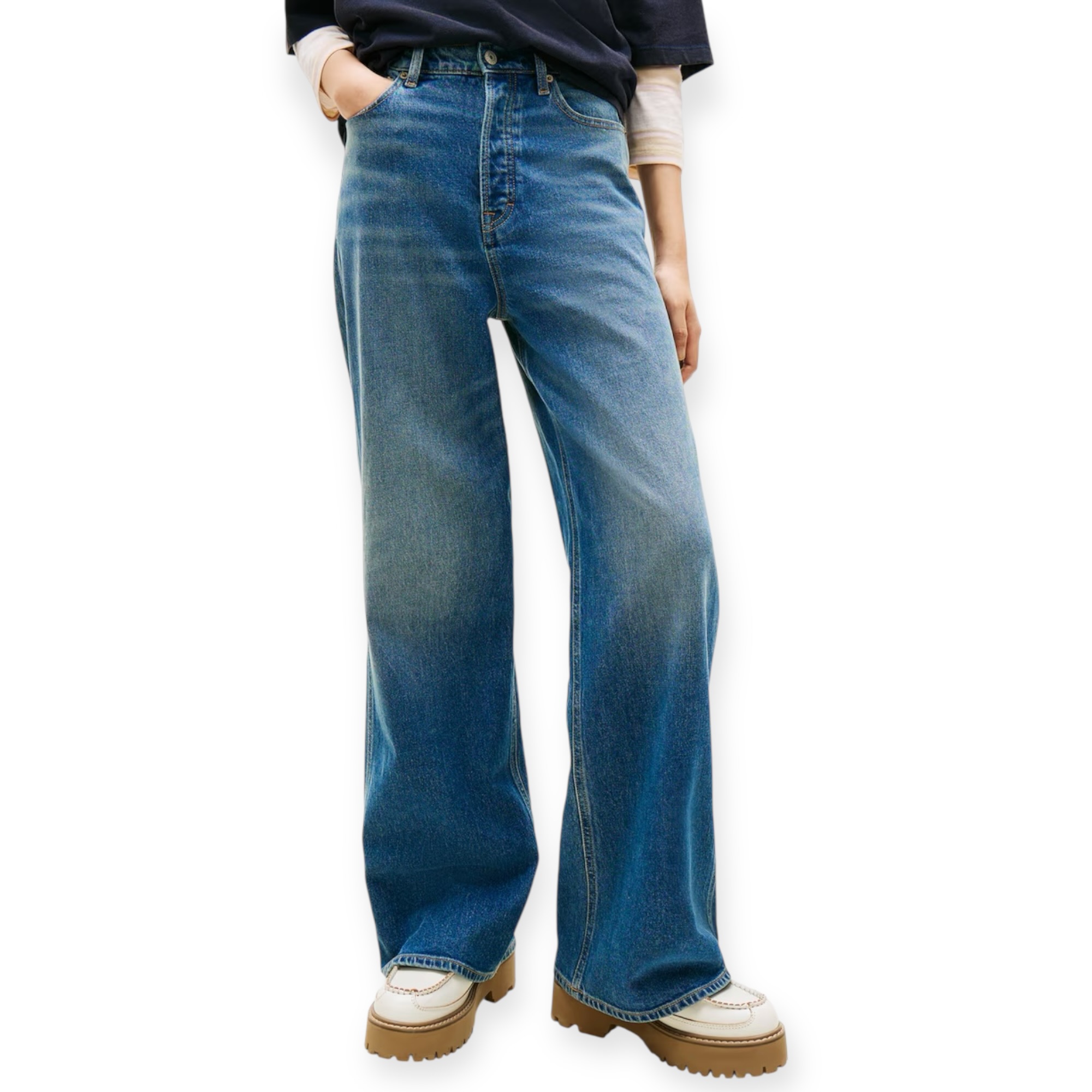 גינס נשים TOMMY HILFIGER CLAIRE HIGH RISE JEANS