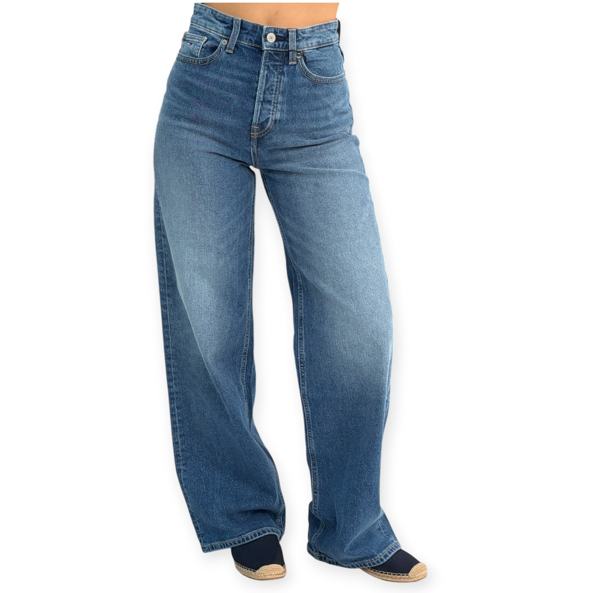 גינס נשים TOMMY HILFIGER CLAIRE HIGH RISE JEANS