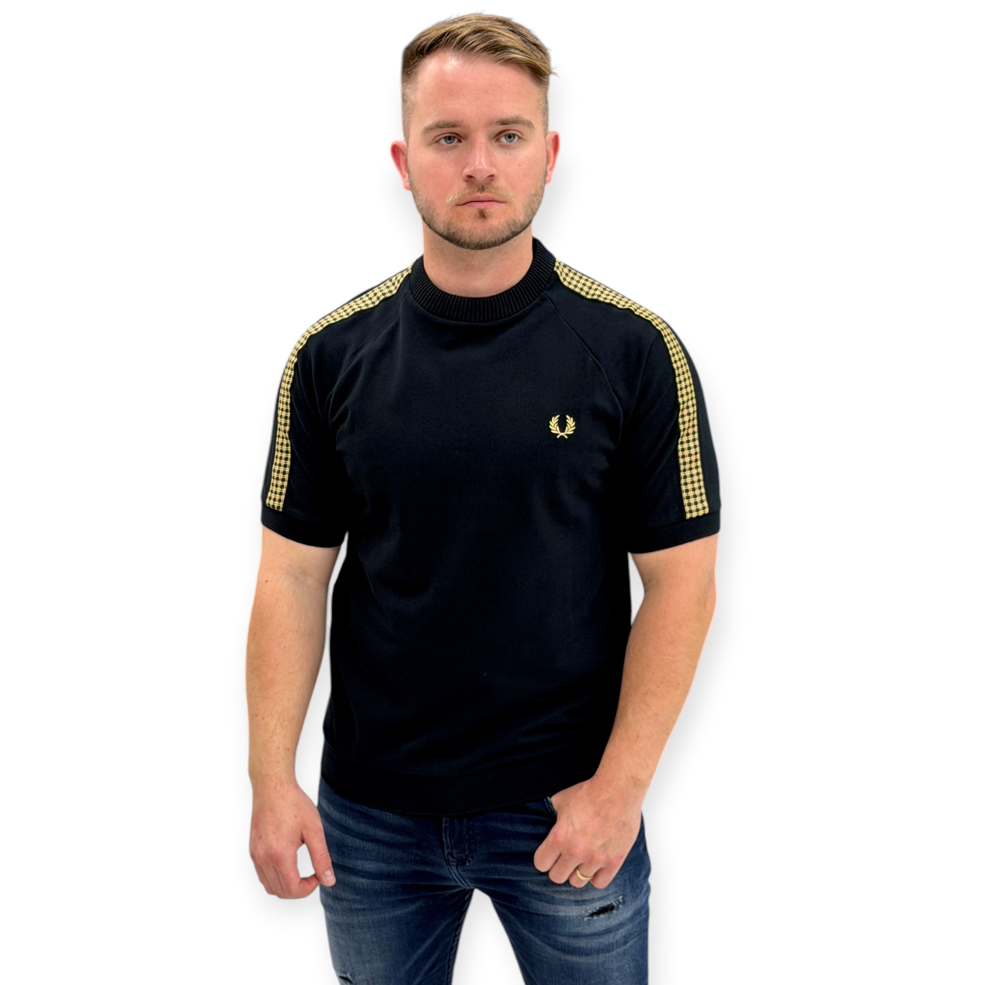 חולצה FRED PERRY TIPPED CUFF SHIRT