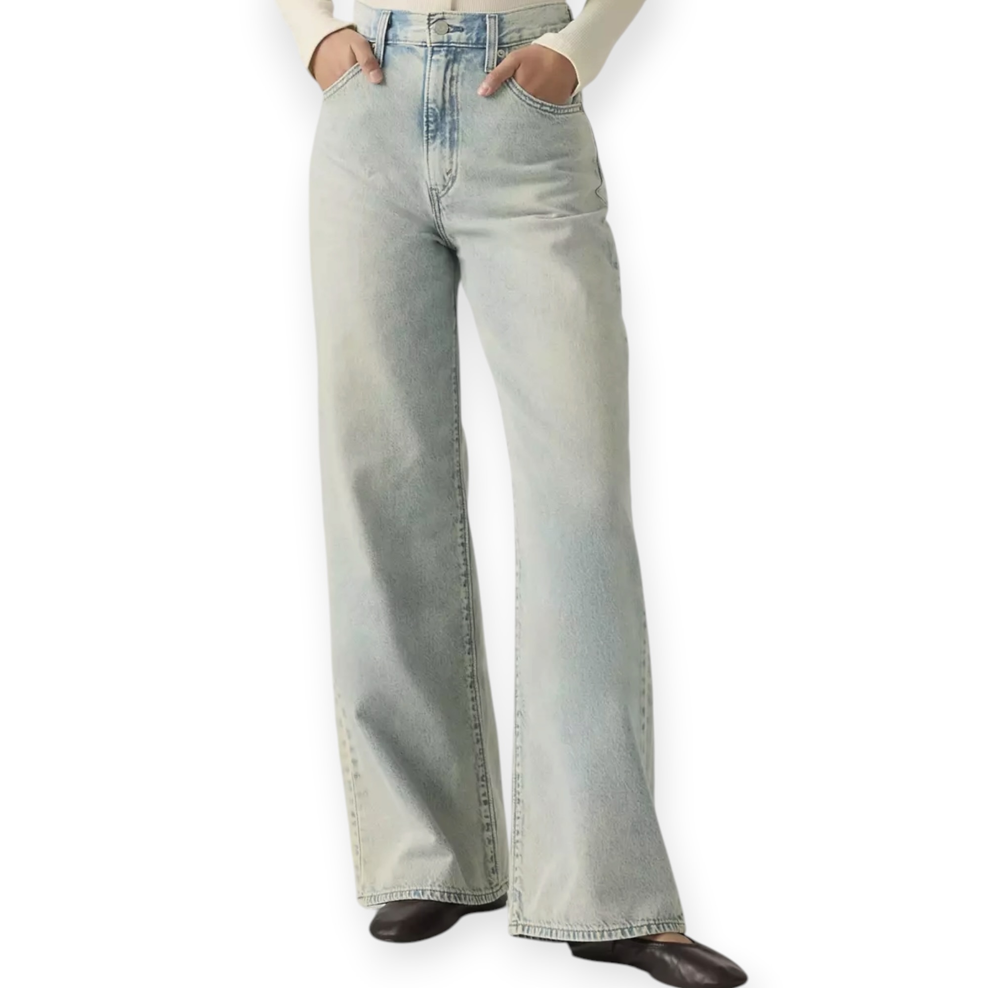 גינס נשים LEVIS CINCH BAGGY JEANS גינס נשים LEVIS CINCH BAGGY JEANS