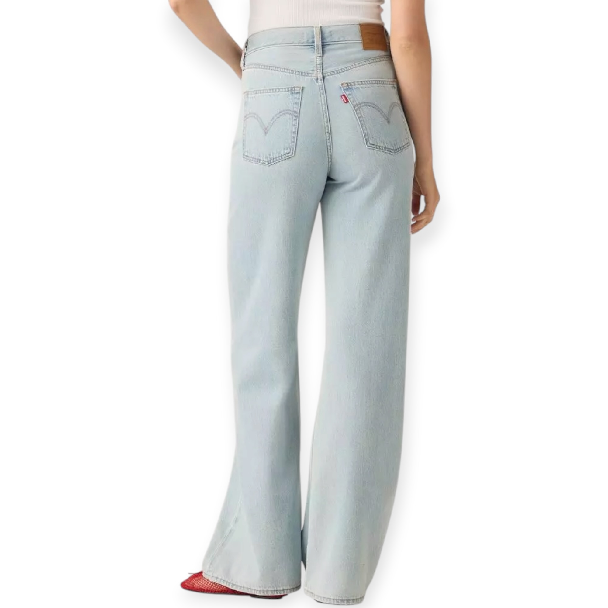 גינס נשים LEVIS RIBCAGE WIDE LEG H223 JEANS גינס נשים LEVIS RIBCAGE WIDE LEG H223 JEANS