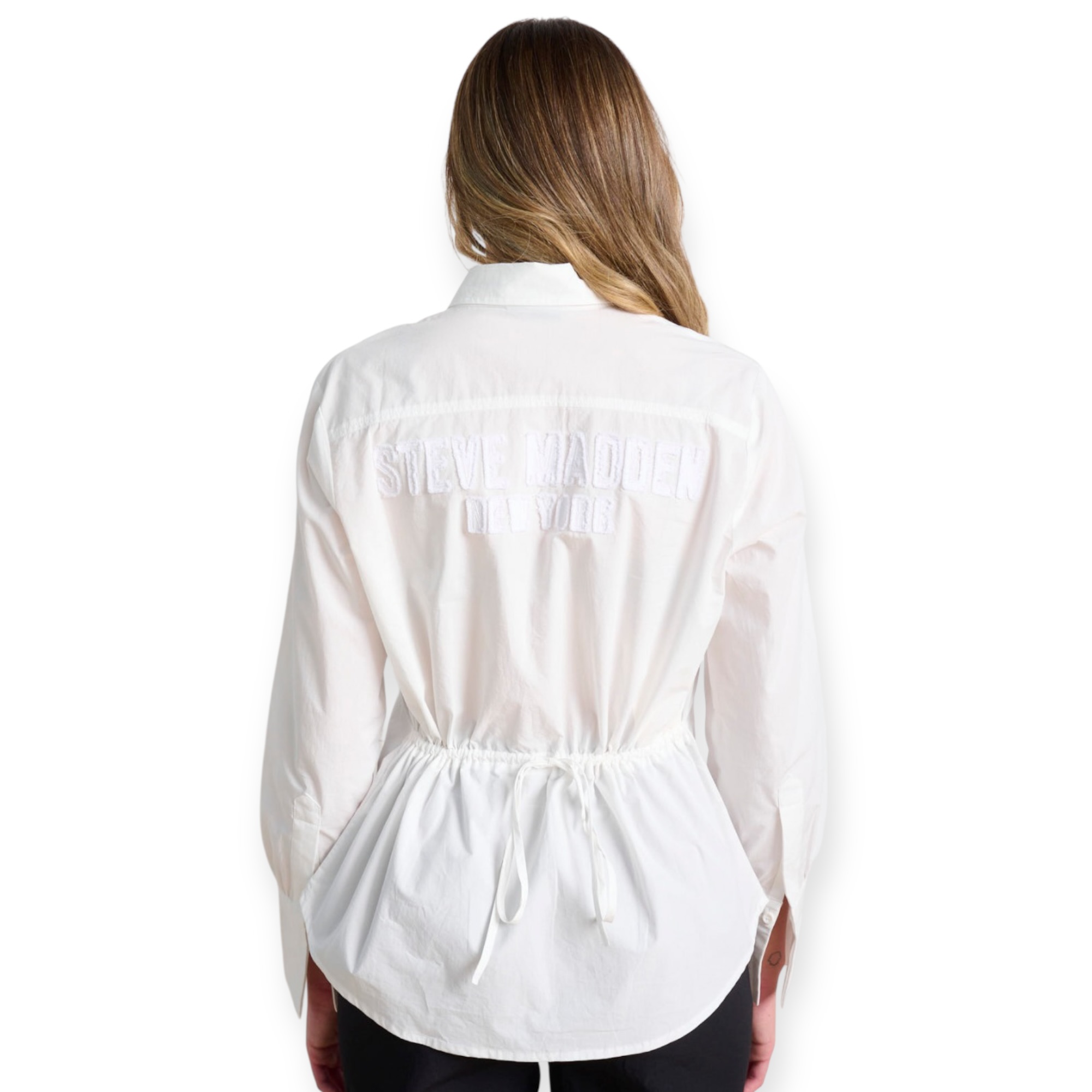 חולצה נשים STEVE MADDEN TAILORED SHIRT חולצה נשים STEVE MADDEN TAILORED SHIRT