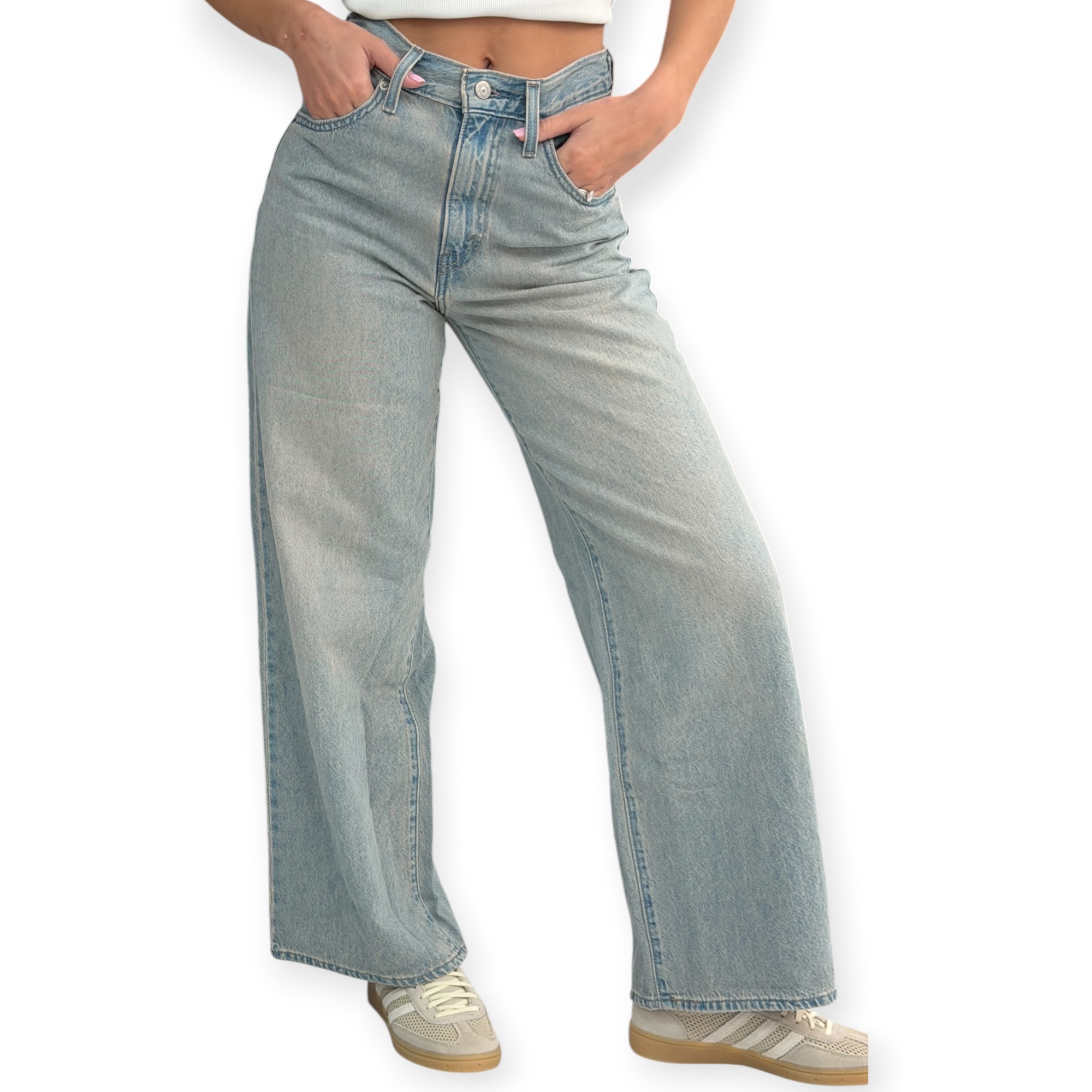 גינס נשים LEVIS CINCH BAGGY JEANS