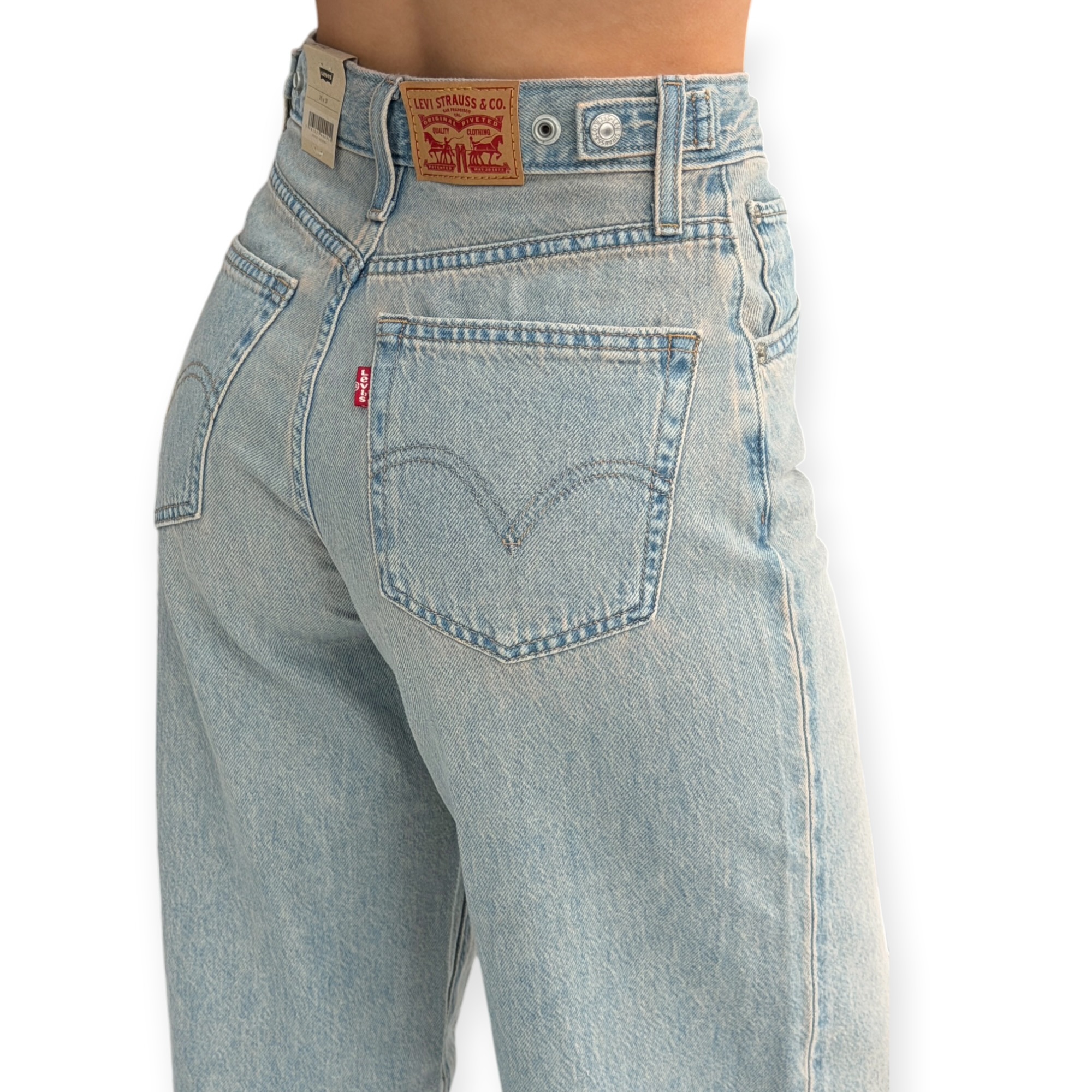 גינס נשים LEVIS CINCH BAGGY JEANS