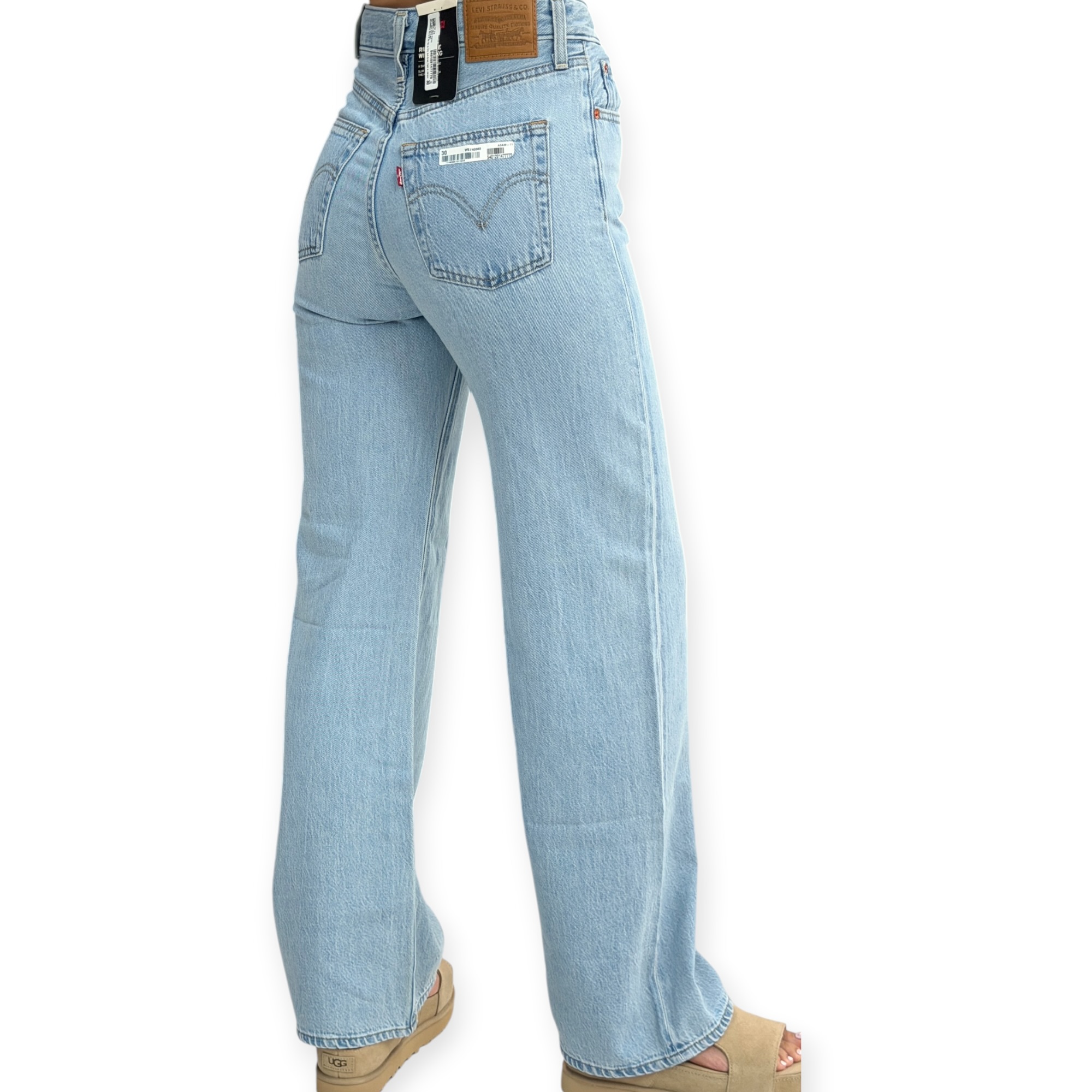 גינס נשים LEVIS RIBCAGE WIDE LEG H223 JEANS גינס נשים LEVIS RIBCAGE WIDE LEG H223 JEANS