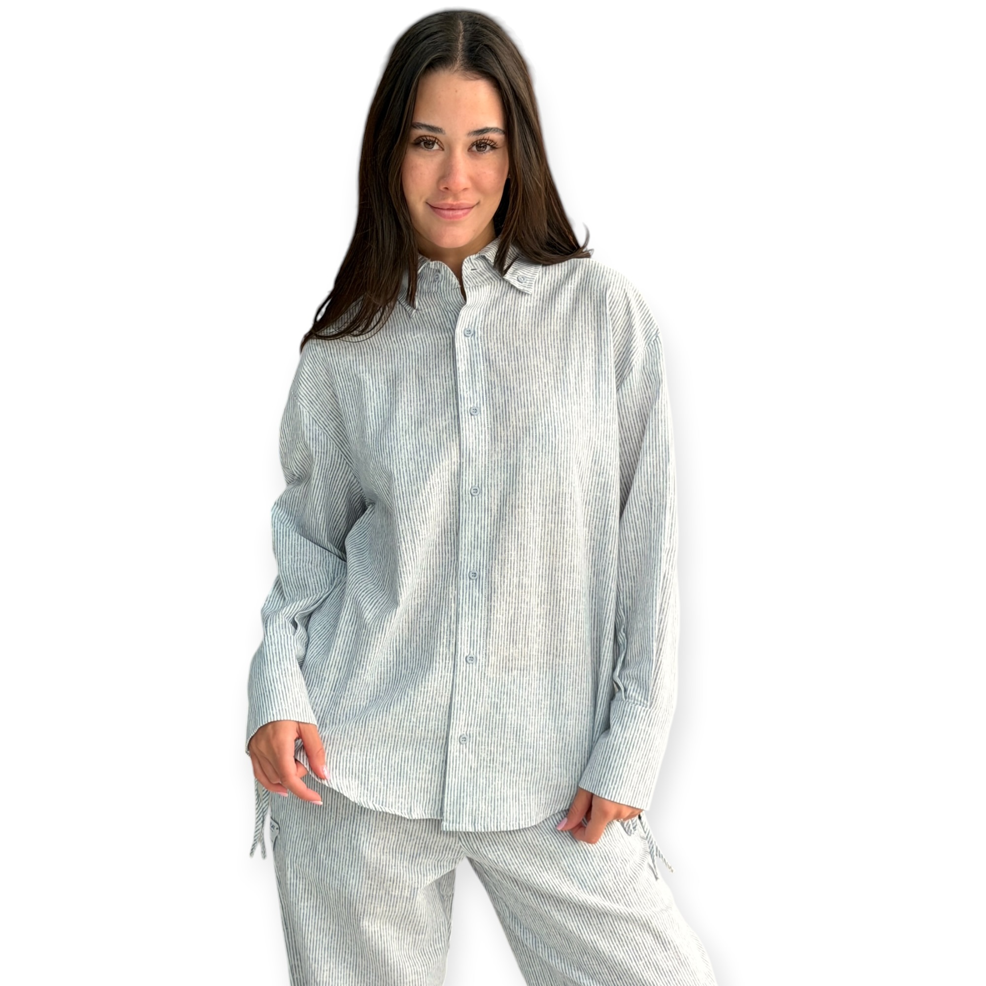 חליפה נשים REPLAY BUTTONED WOVEN SET