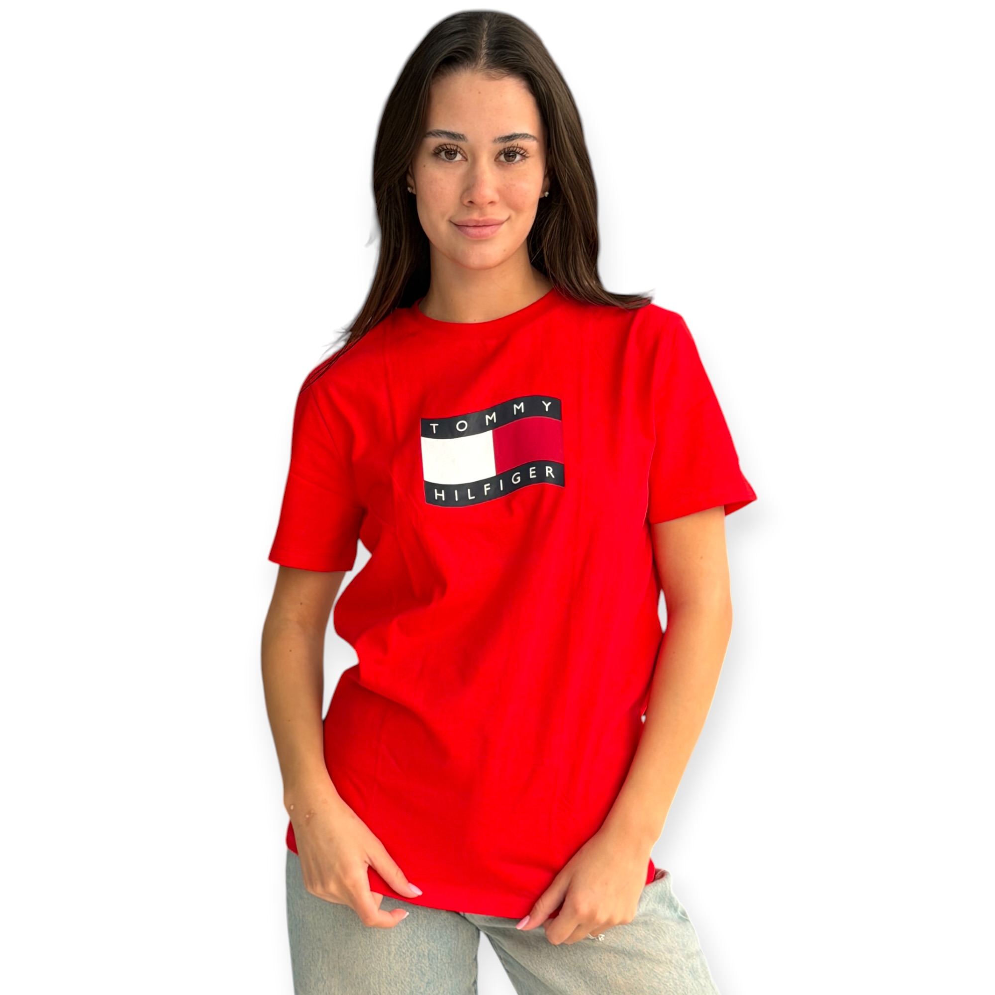 חולצה TOMMY HILFIGER FLAG TEE