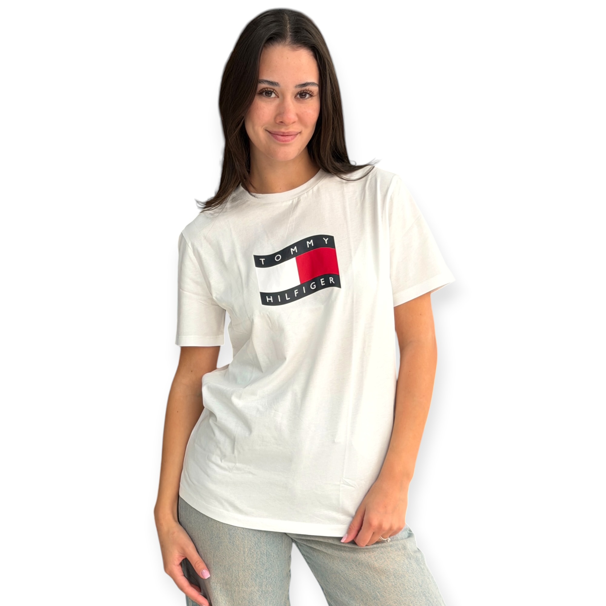 חולצה TOMMY HILFIGER FLAG TEE