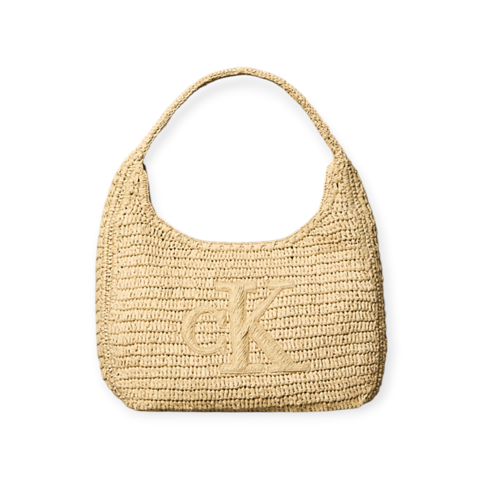 תיק נשים CALVIN KLEIN BOLD RAFIA SHOULDER BAG